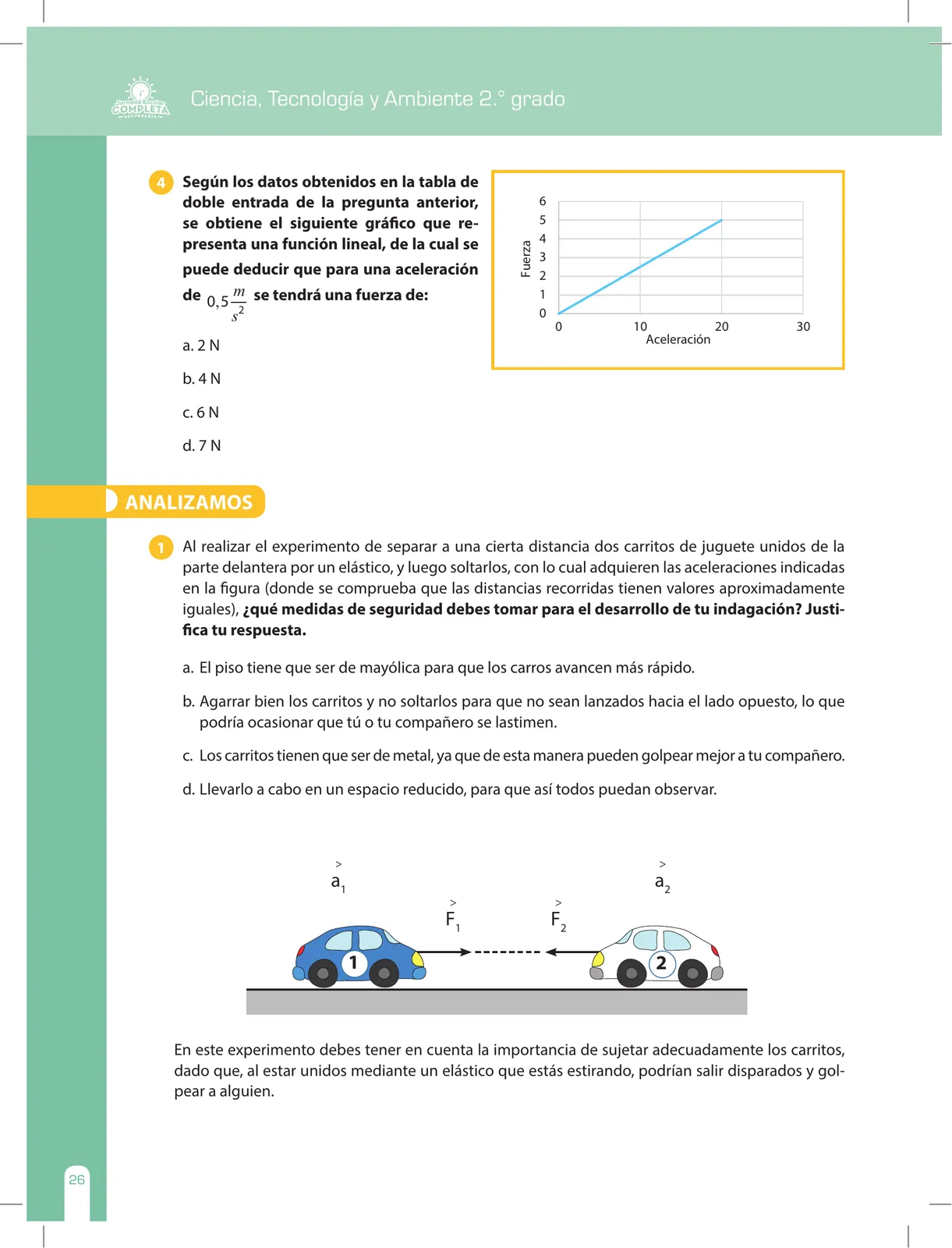 Página 26 de Ciencia, Tecnología y Ambiente 2 : cuaderno de reforzamiento pedagógico - JEC · 2016
