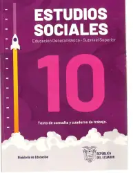 Portada de Estudios Sociales · 10 EGB · 2025