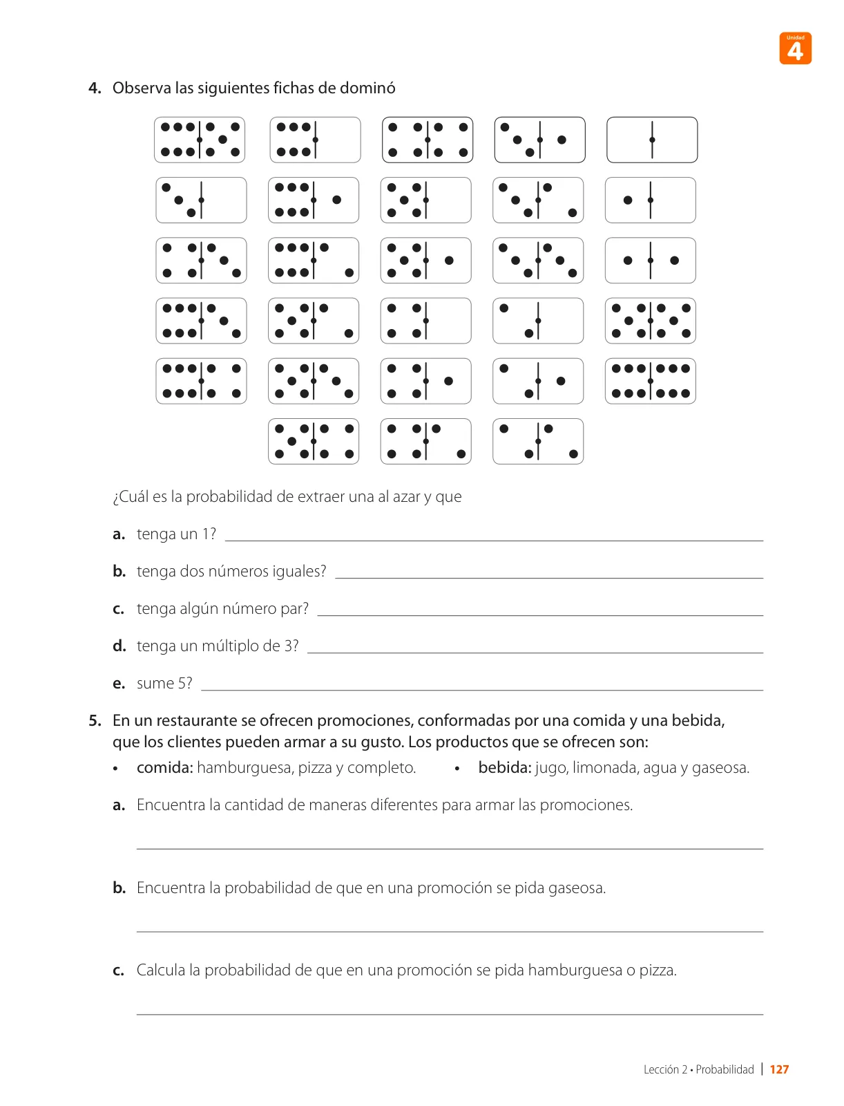 Miniatura página 129 de Matemática – Octavo Básico | Texto del Estudiante MINEDUC – Descargar PDF · 2024