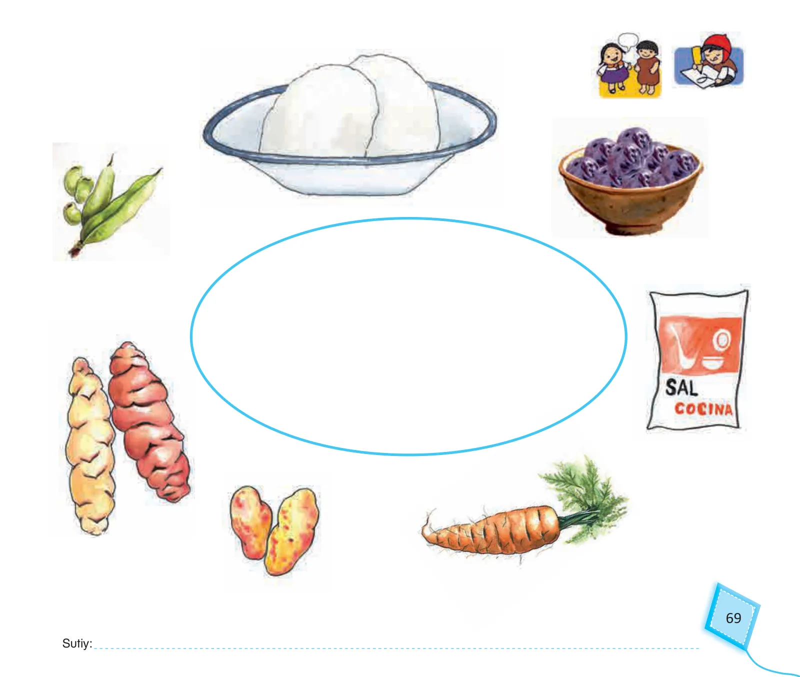 Página 71 de Kuska yachasunchik : cuaderno de trabajo y folder - inicial 5 años Quechua chanka · 2020