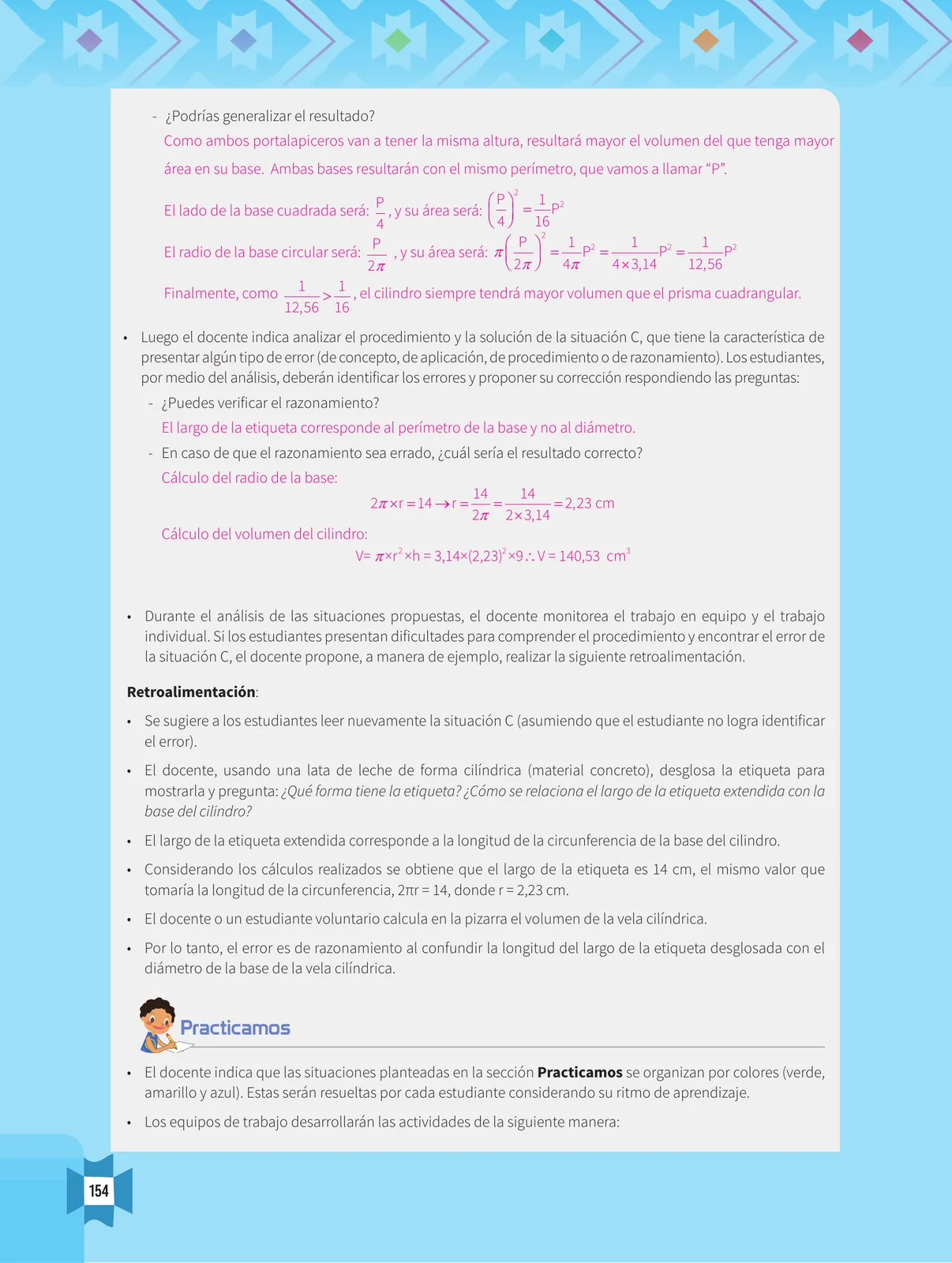 Miniatura página 156 de Resolvamos problemas 1 : manual para el docente 2018 · 2018