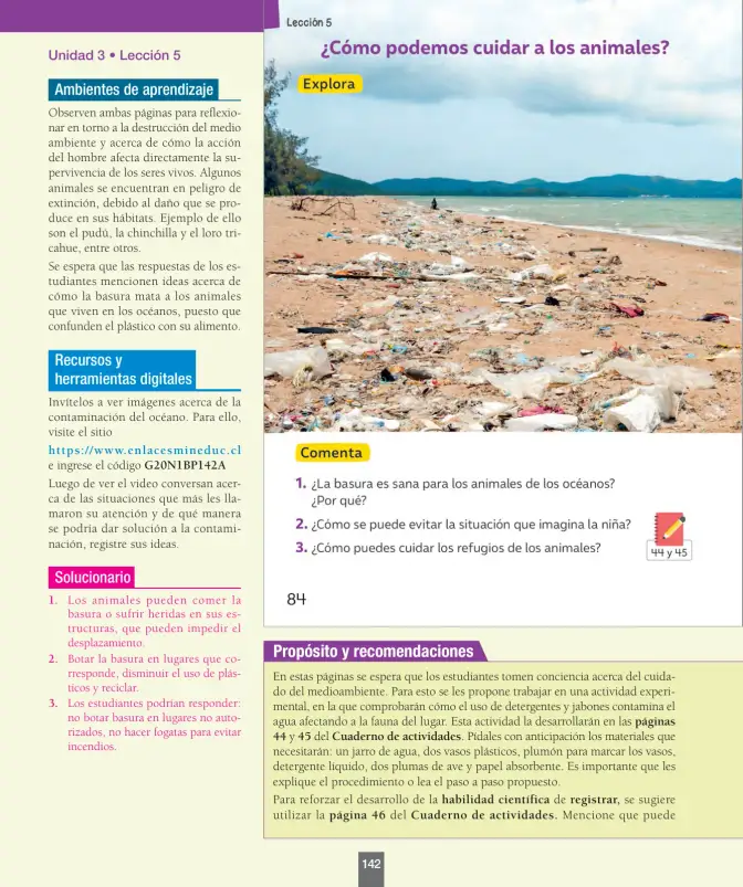 Página 143 de Ciencias Naturales – Primero Básico | Texto del Estudiante (MINEDUC) – Descargar PDF · 2024