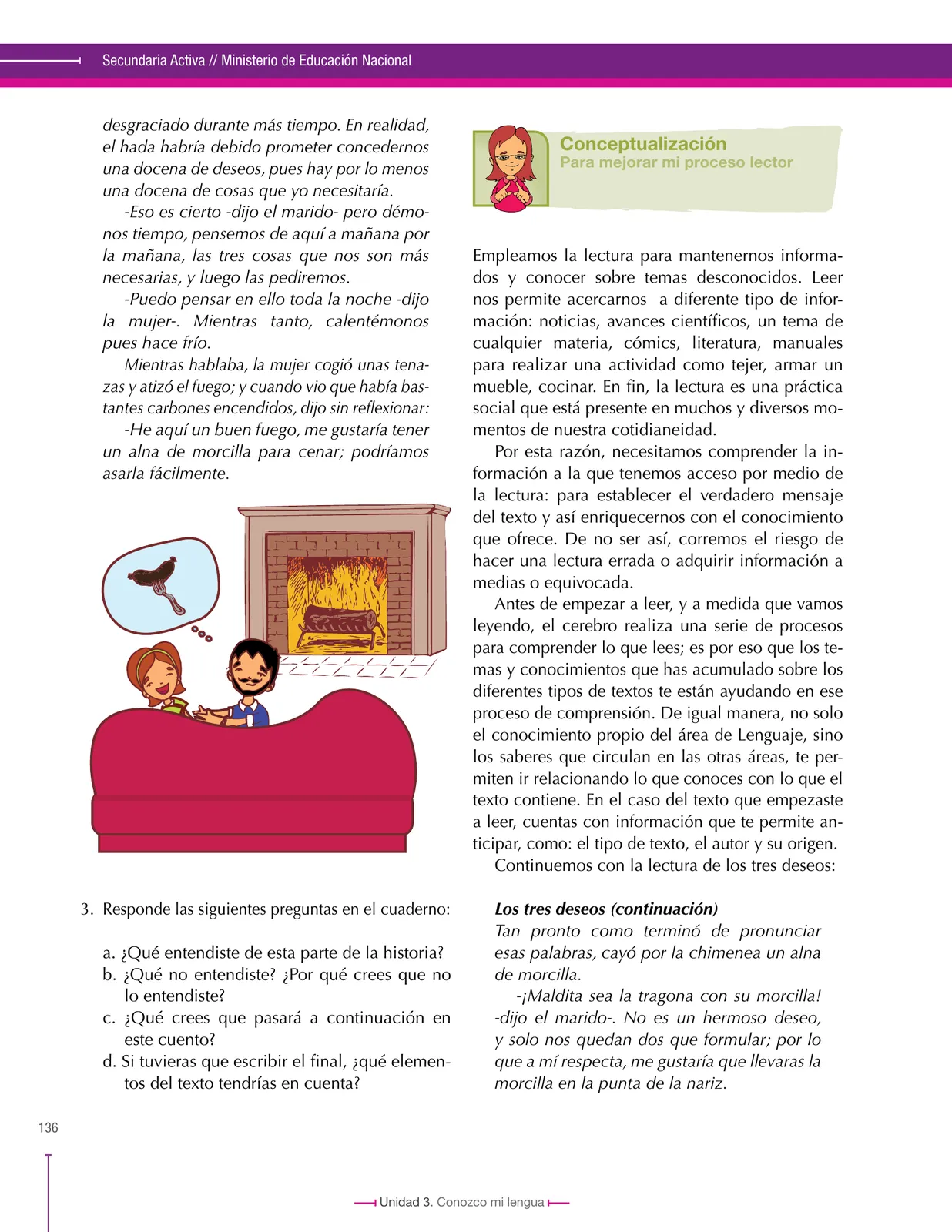Miniatura página 136 de Lenguaje 6° · Secundaria Activa