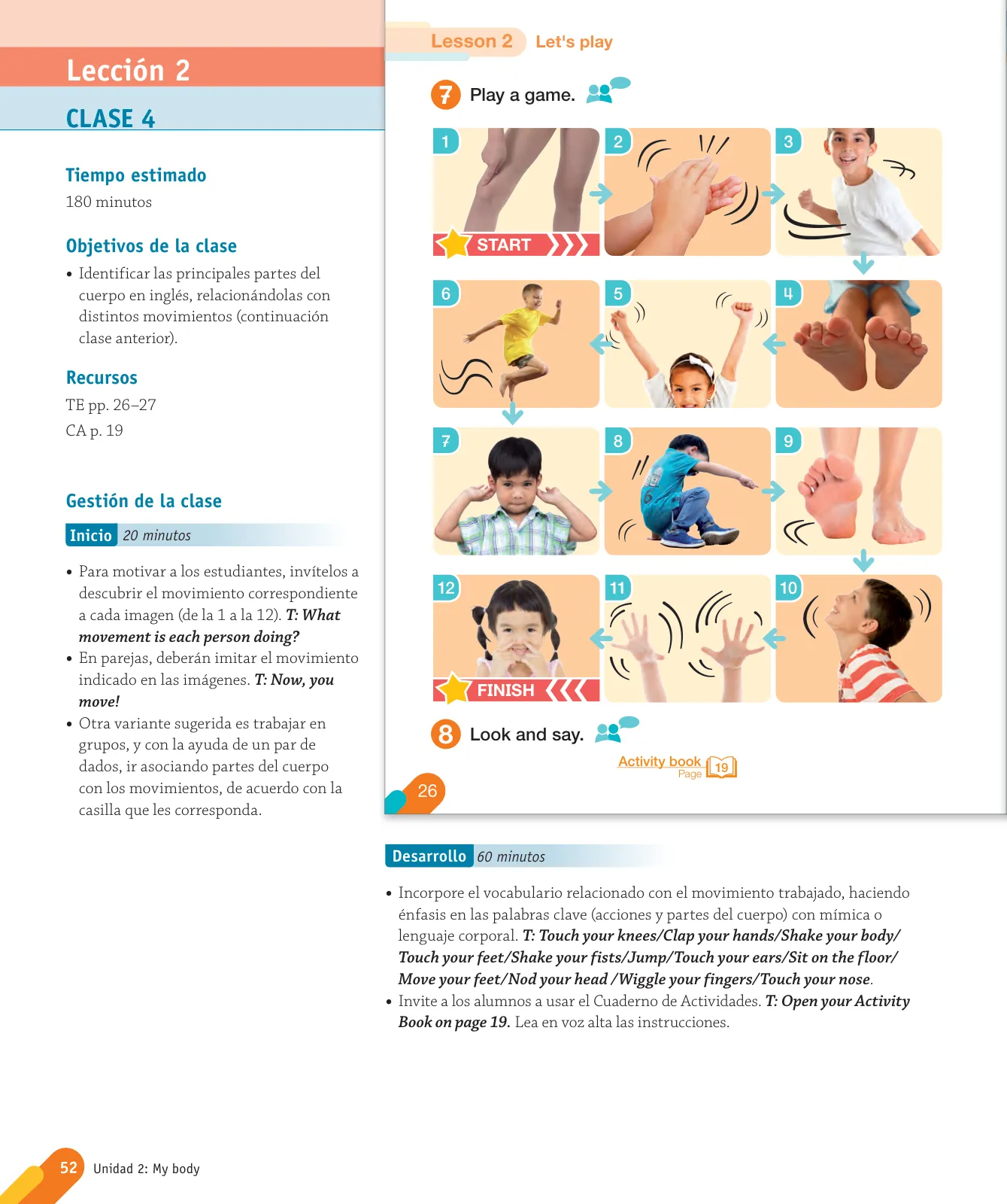 Miniatura página 54 de Inglés – Primero Básico | Student’s Book MINEDUC – Descargar PDF · 2024