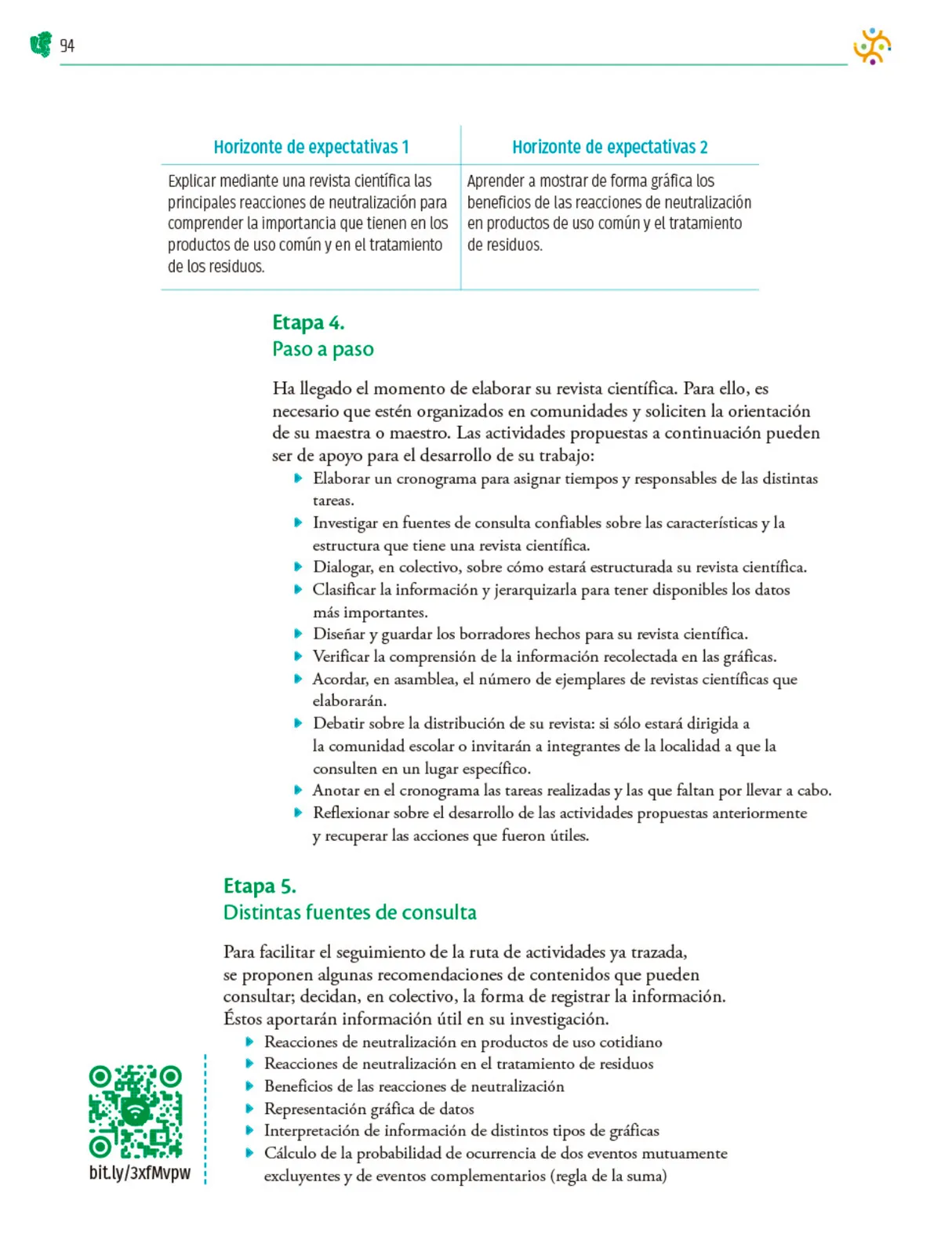 Miniatura página 95 de Colección Nanahuatzin. Nuestro libro de Proyectos.  Tomo III.  Libro de Educación Telesecundaria Grado 3°  Ciclo Escolar 2025 - 2026