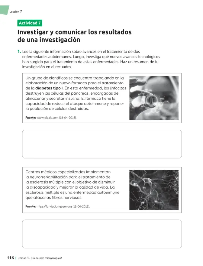 Página 117 de Ciencias Naturales – Séptimo Básico | Texto del Estudiante MINEDUC – Descargar PDF · 2024