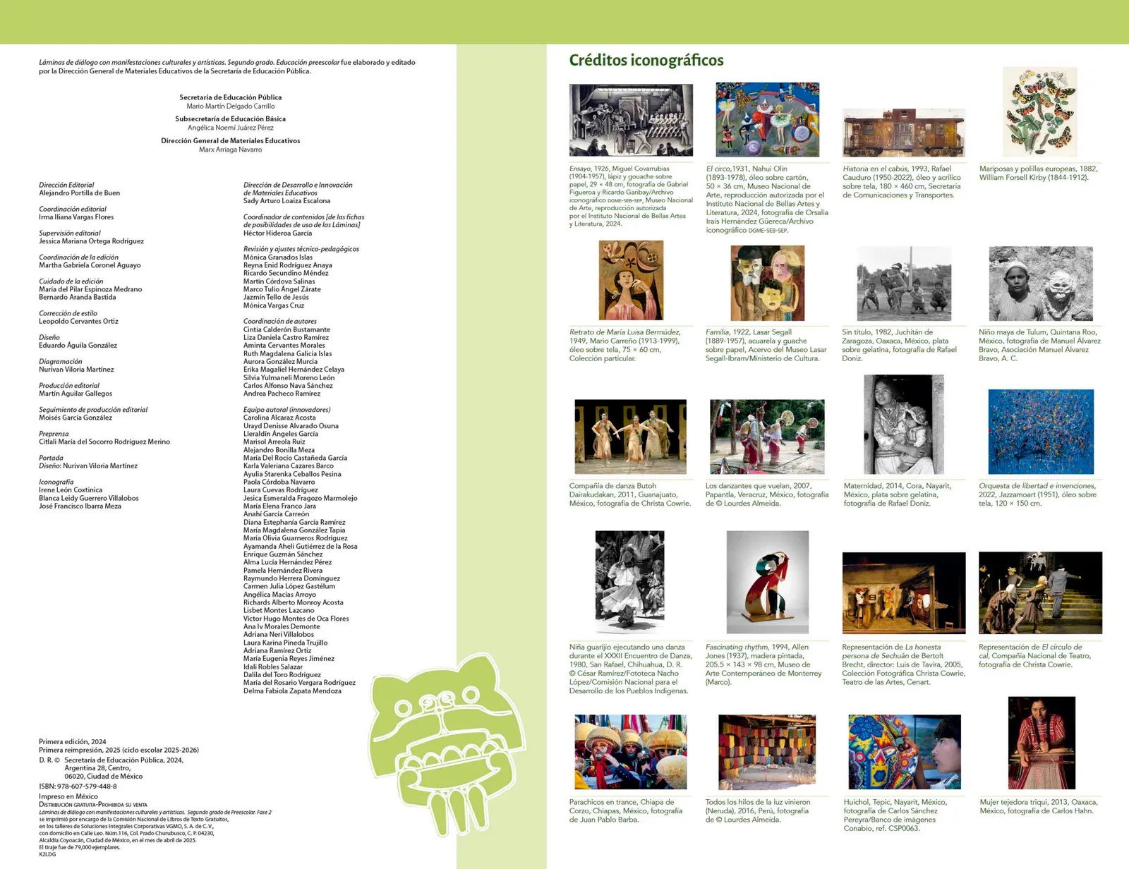 Página 3 de Láminas de diálogo con manifestaciones culturales y artísticas. Fase 2  Libro de Educación Preescolar Grado 2°  Ciclo Escolar 2025 - 2026