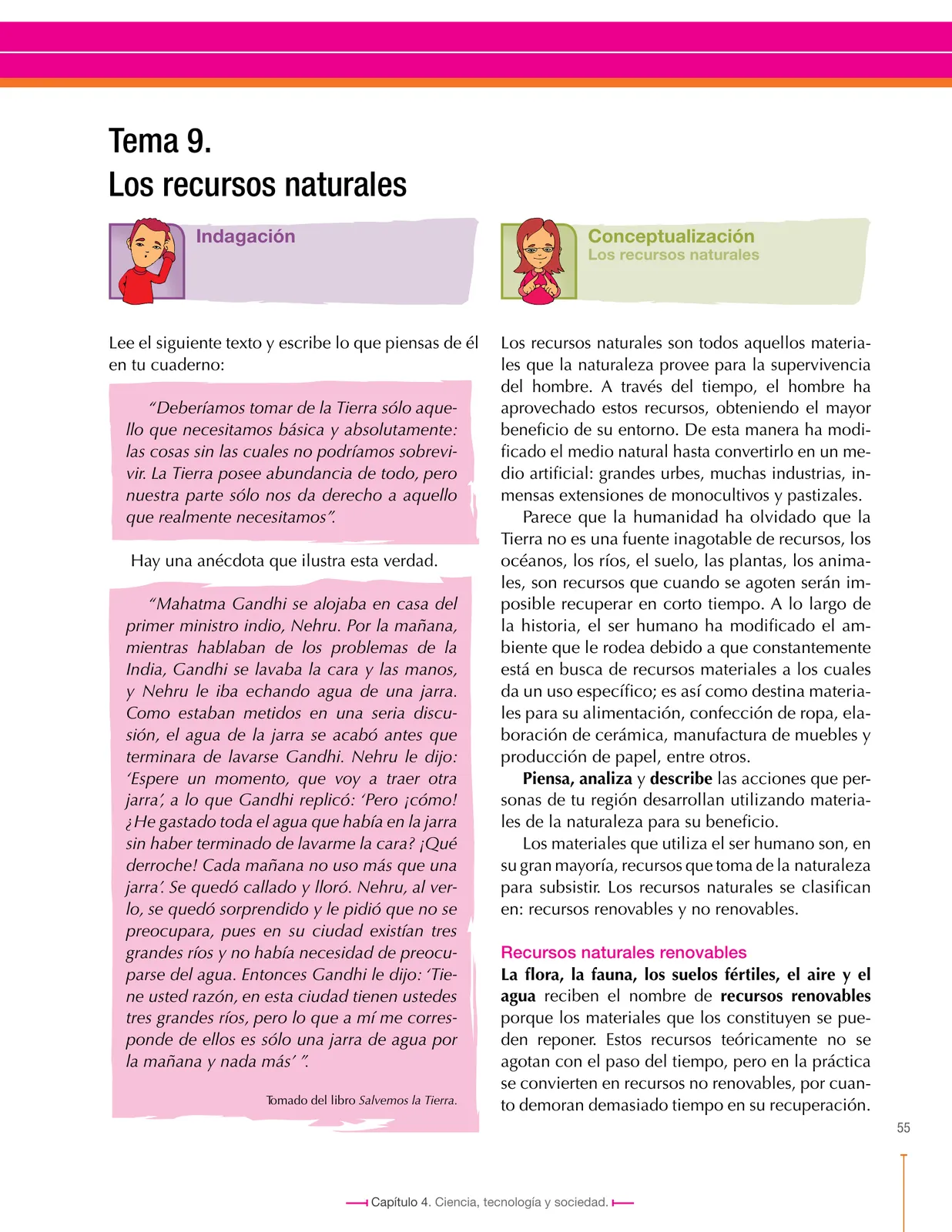 Página 55 de Ciencias Naturales 7° · Secundaria Activa