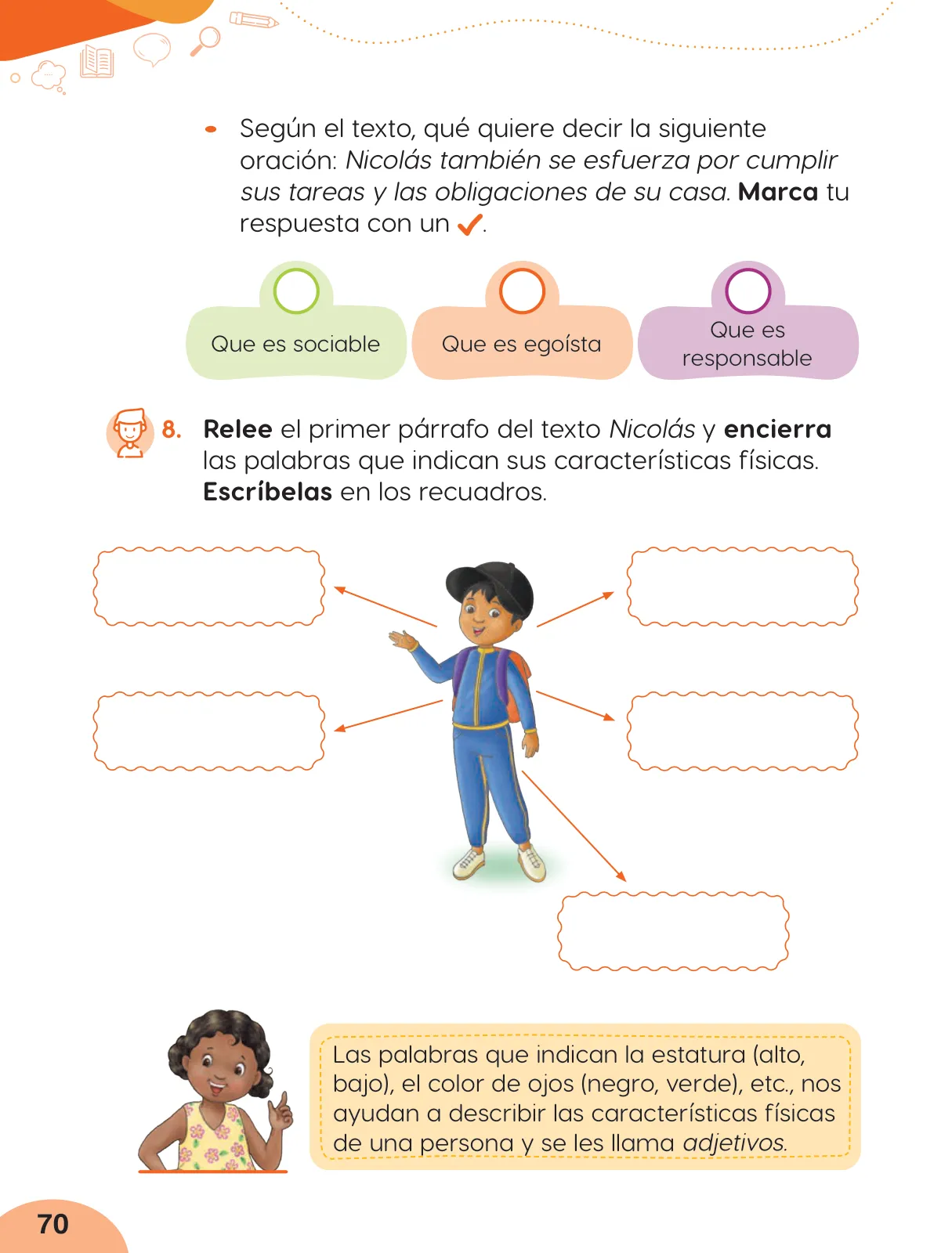 Página 72 de Cuadernillo de Comunicación 2, segundo grado de Primaria · 2023