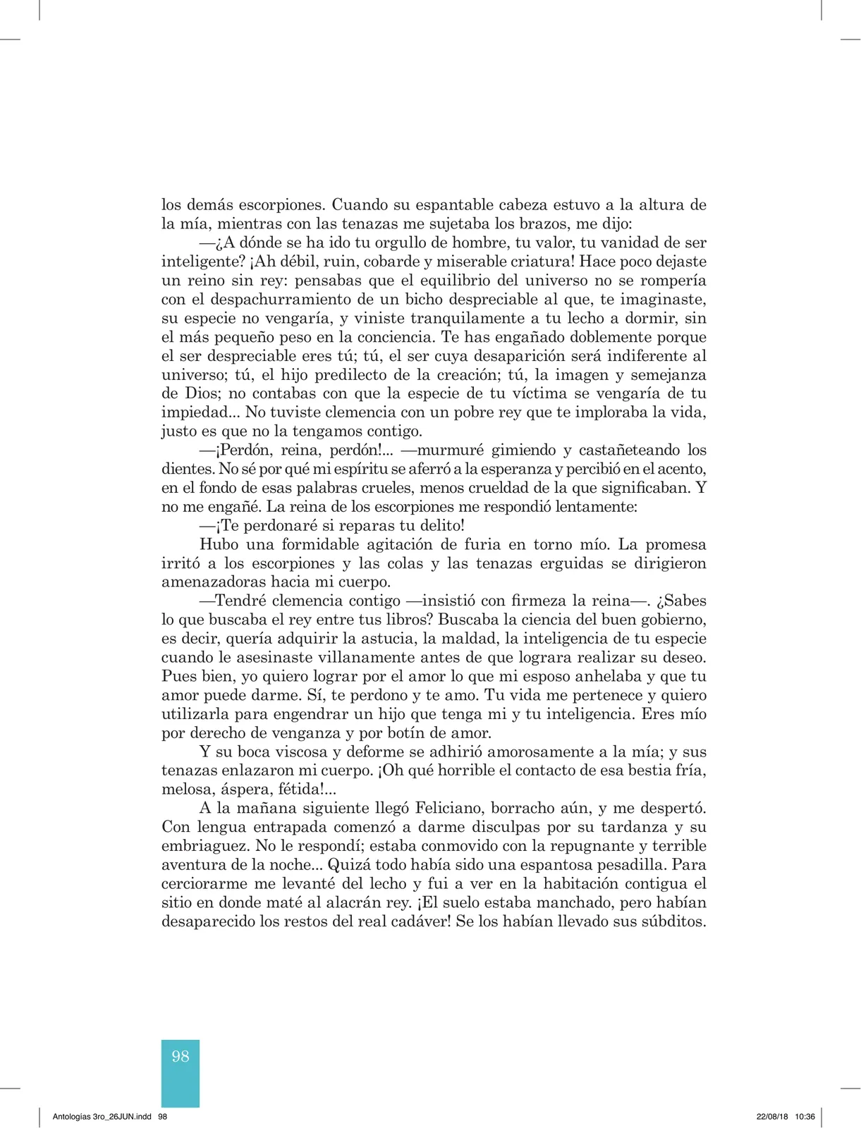 Página 99 de Antología literaria 3 · 2018
