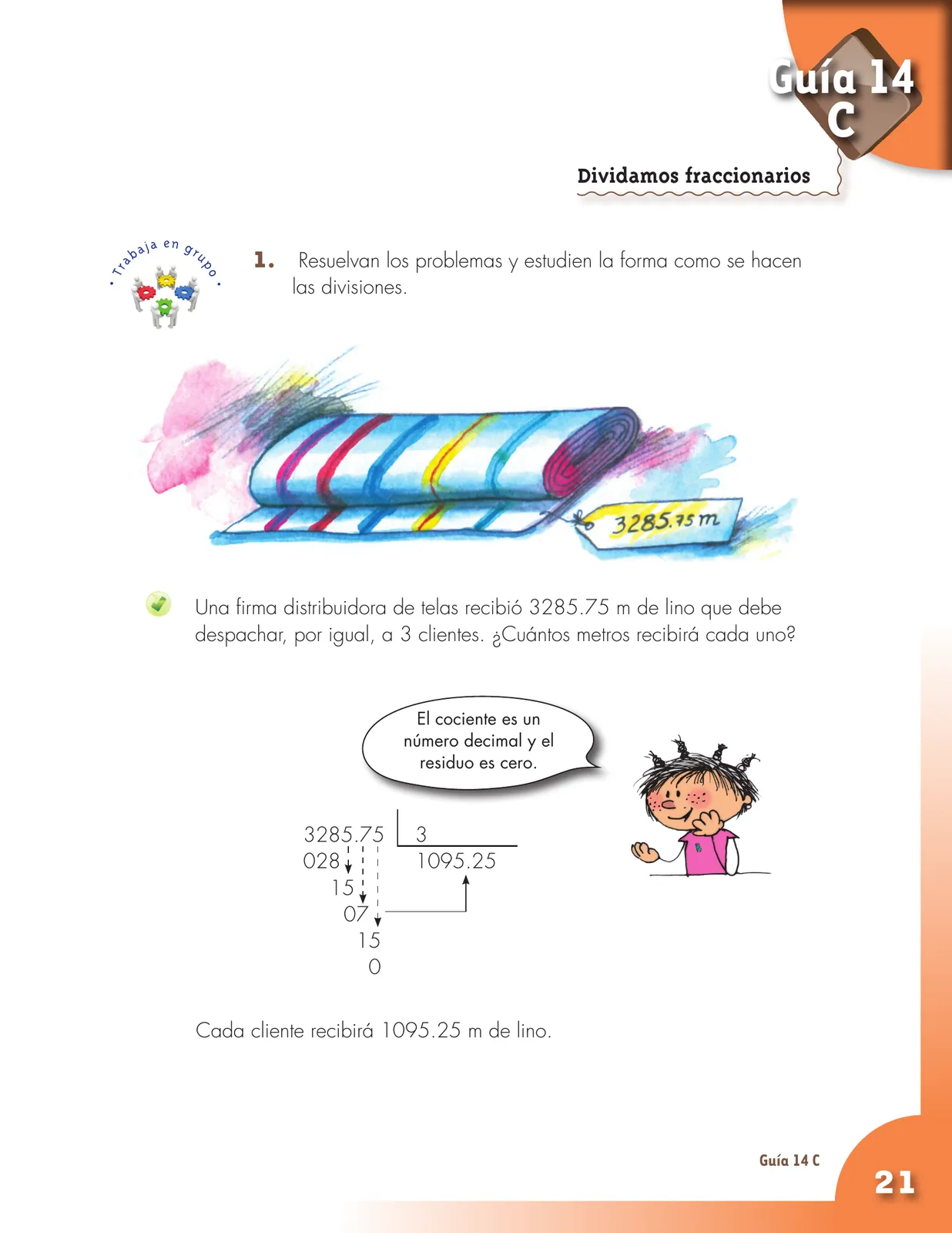 Miniatura página 21 de Matematica 5° · Cartilla 03