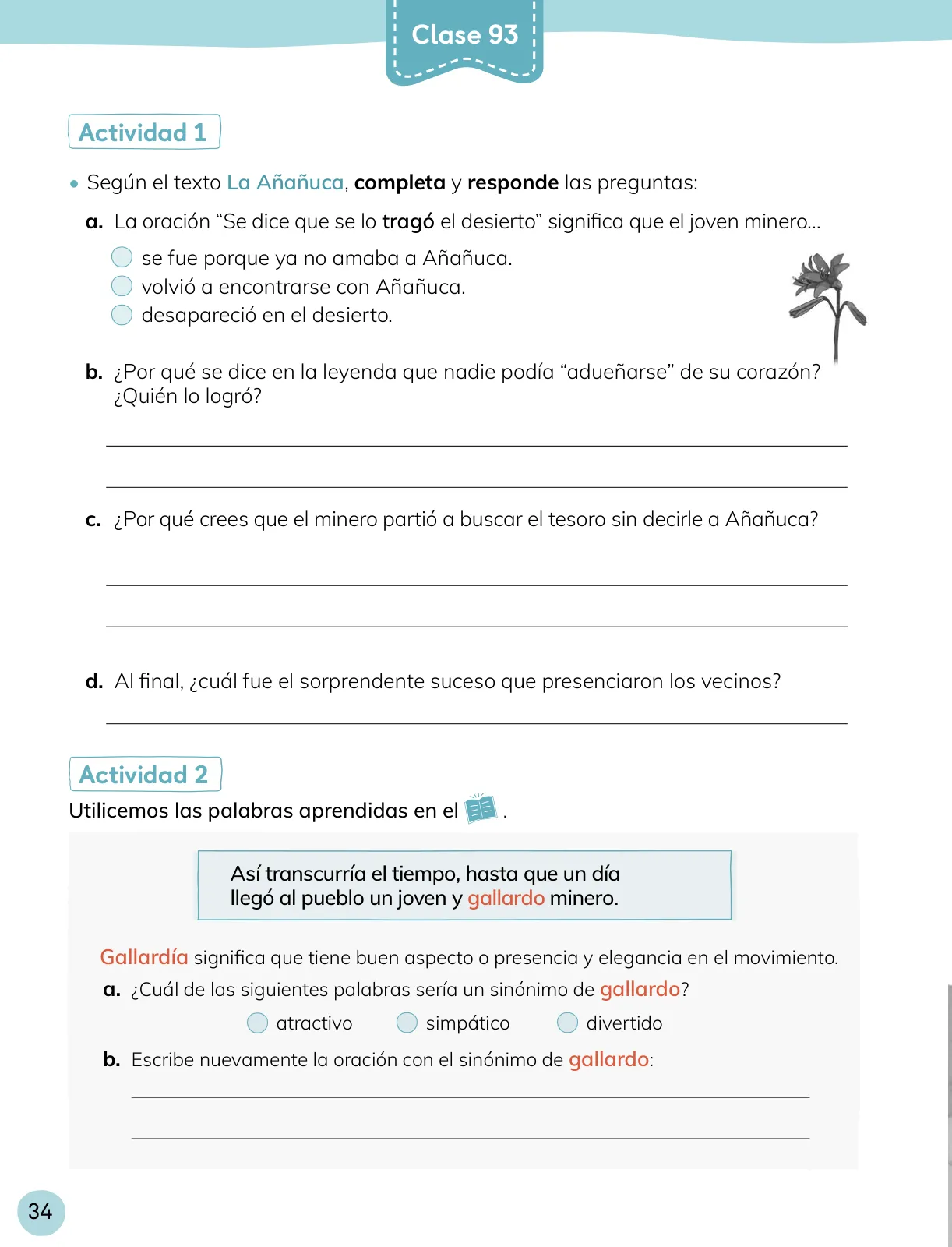 Página 35 de Lenguaje y Comunicación – Cuarto Básico | Texto del Estudiante MINEDUC – Descargar PDF · 2024