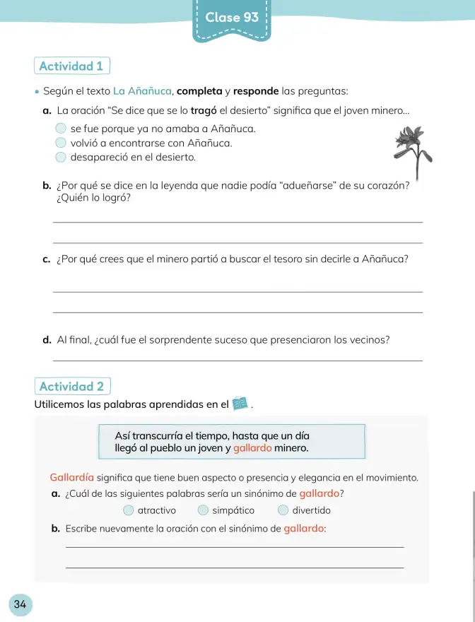 Página 35 de Lenguaje y Comunicación – Cuarto Básico | Texto del Estudiante MINEDUC – Descargar PDF · 2024