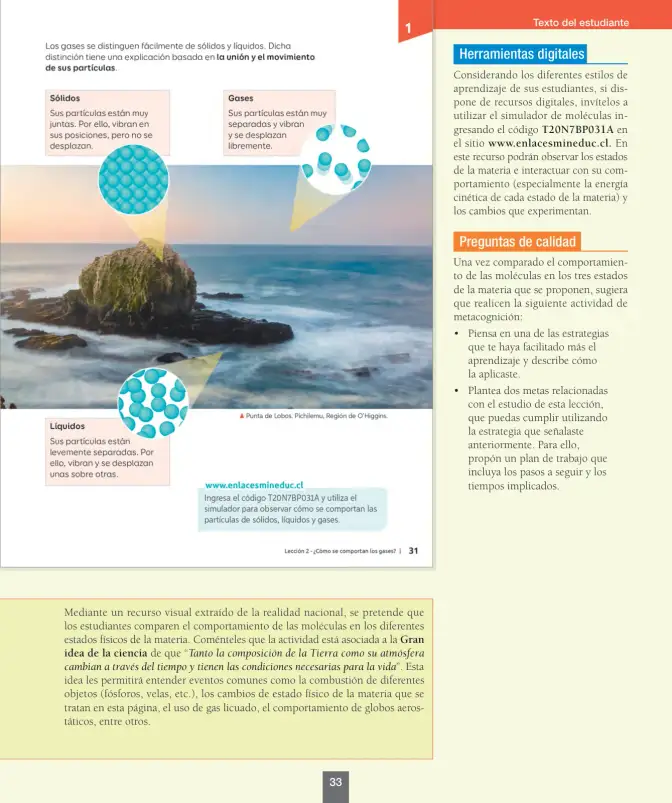 Página 34 de Ciencias Naturales – Séptimo Básico | Texto del Estudiante MINEDUC – Descargar PDF · 2024