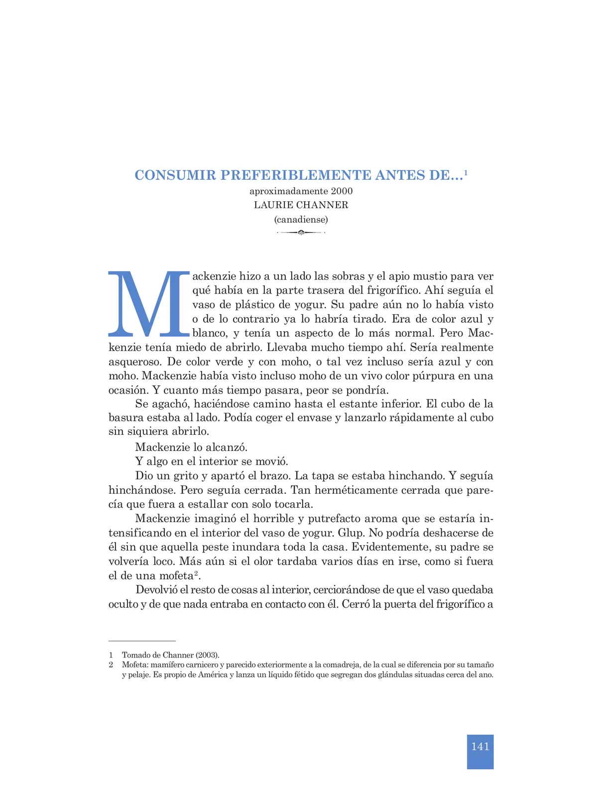 Página 143 de Antología literaria 1 · 2019