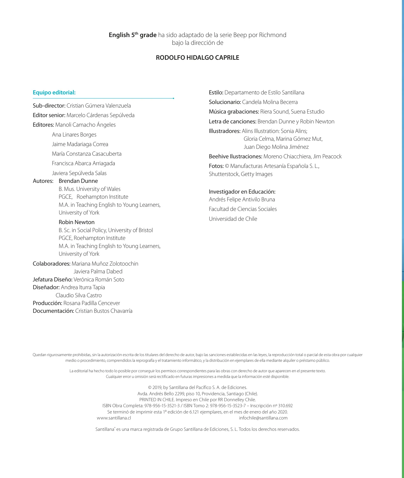 Página 4 de Inglés – Quinto Básico | Texto del Estudiante MINEDUC – Descargar PDF · 2024