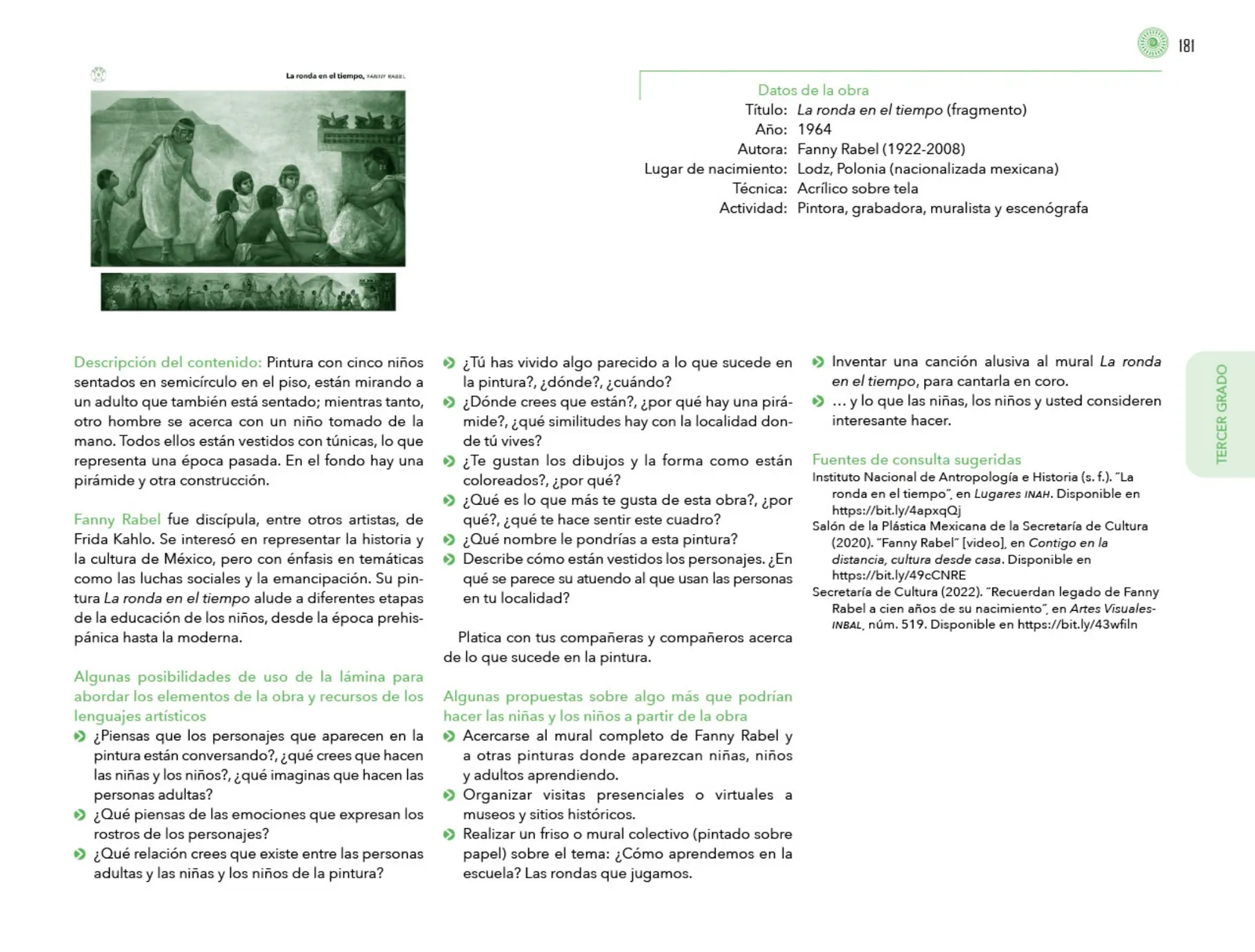 Miniatura página 182 de Posibilidades de trabajo para la acción transformadora y el codiseño. Ficheros. Fase 2  Libro de Educación Preescolar Grado 1°, 2°, 3°  Ciclo Escolar 2025 - 2026