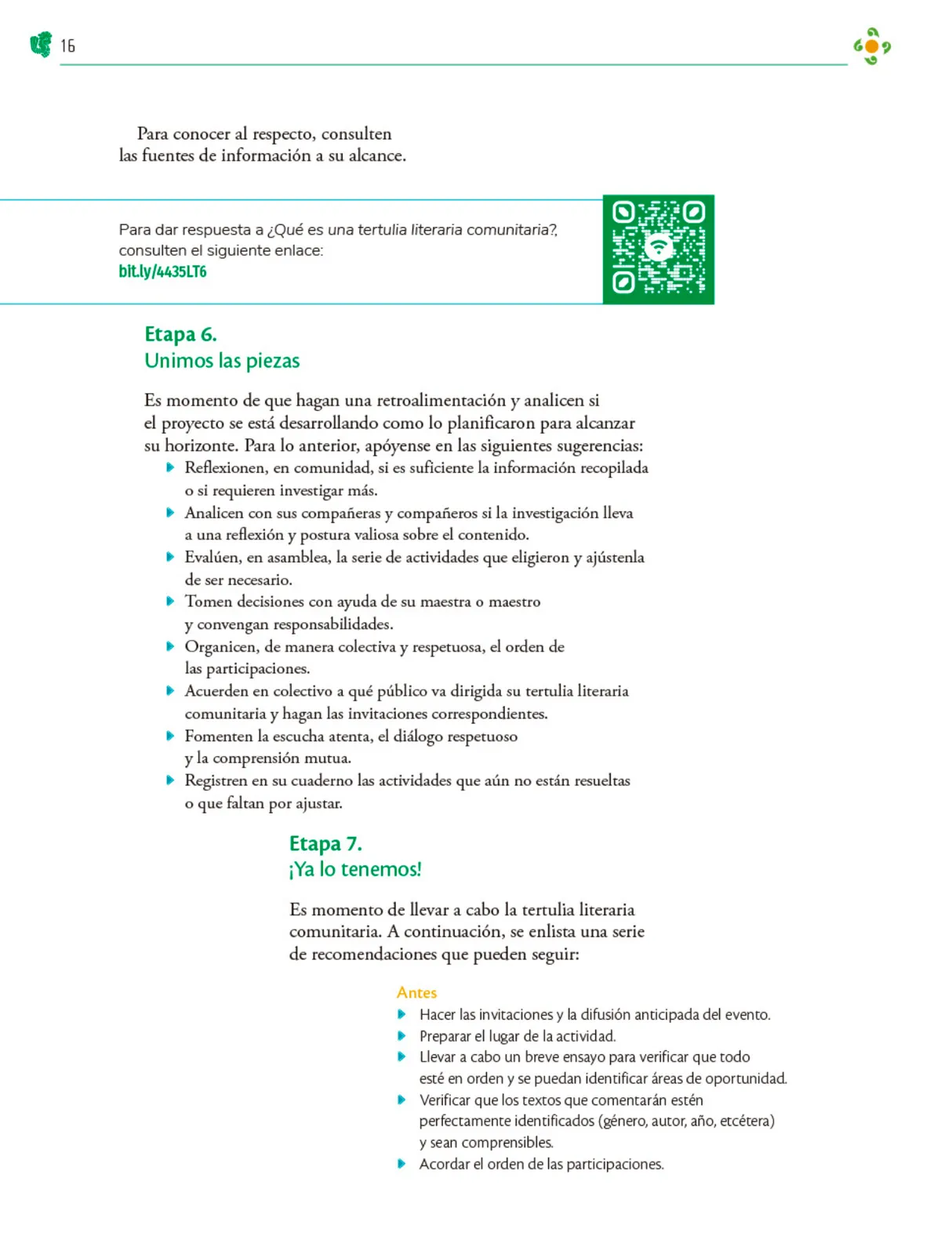 Miniatura página 17 de Colección Sk´asolil. Nuestro libro de Proyectos.  Tomo III.  Libro de Educación Telesecundaria Grado 2°  Ciclo Escolar 2025 - 2026