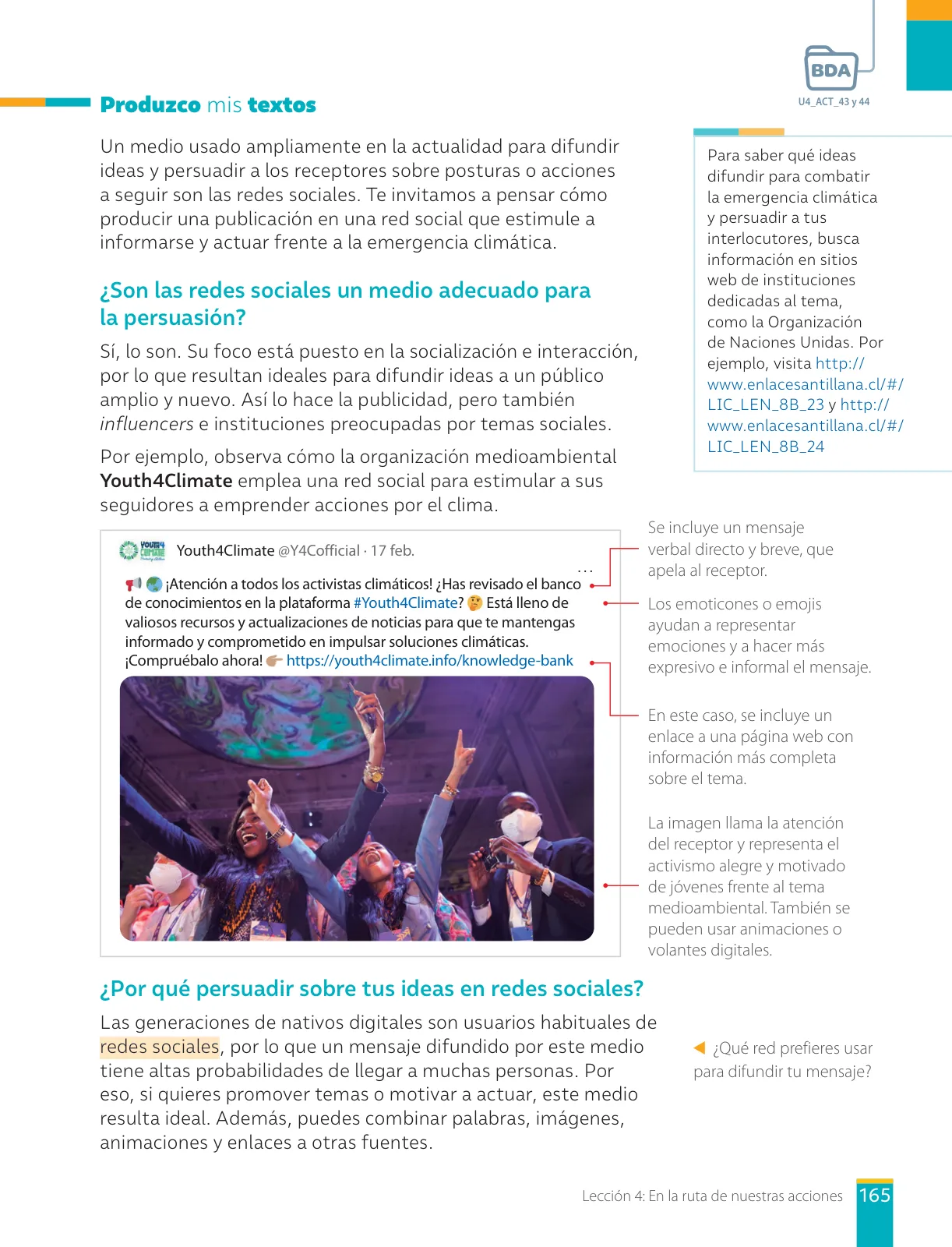 Página 167 de Lengua y Literatura – Octavo Básico | Texto del Estudiante MINEDUC – Descargar PDF · 2024