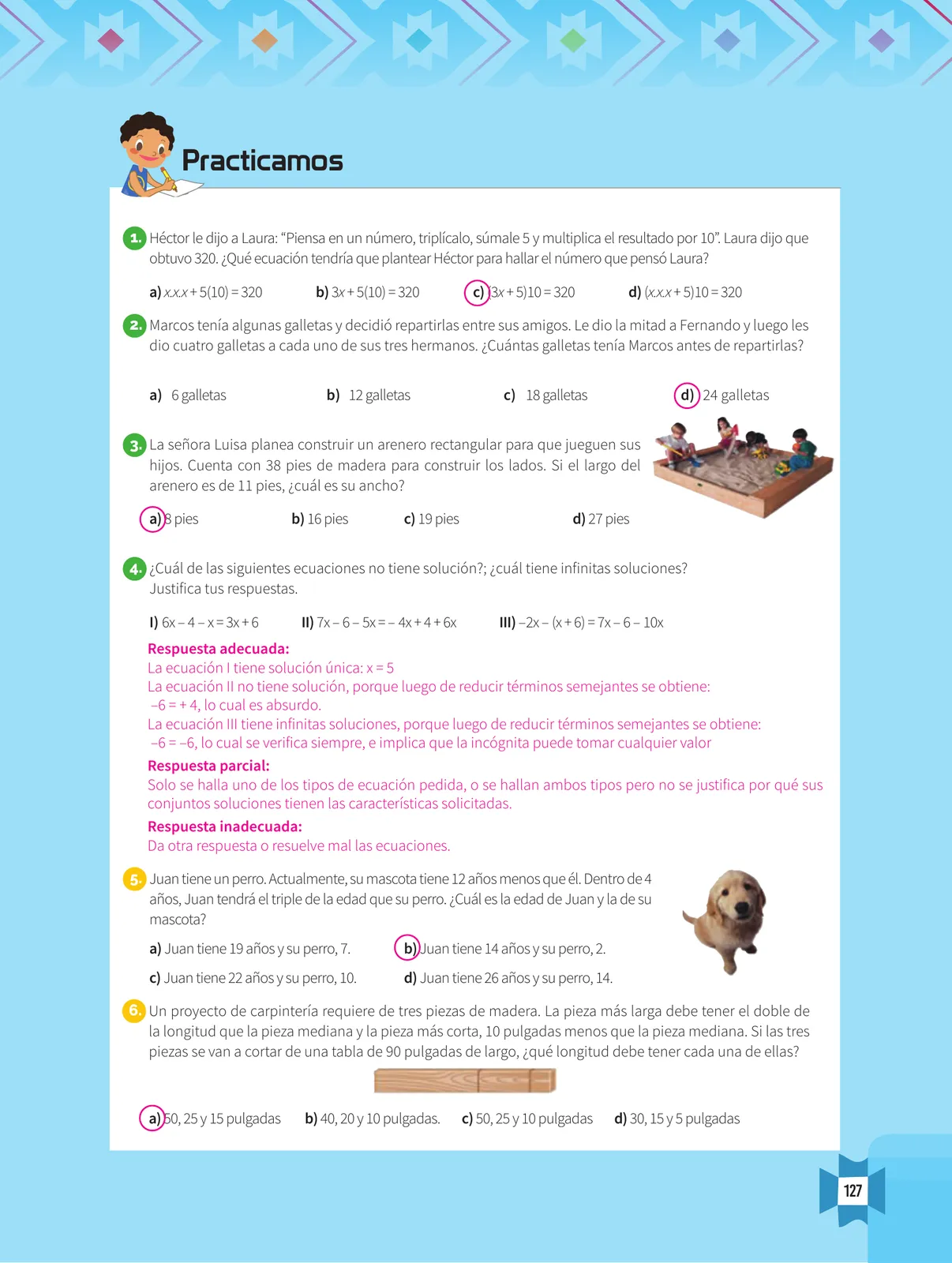 Miniatura página 129 de Resolvamos problemas 1 : manual para el docente 2018 · 2018