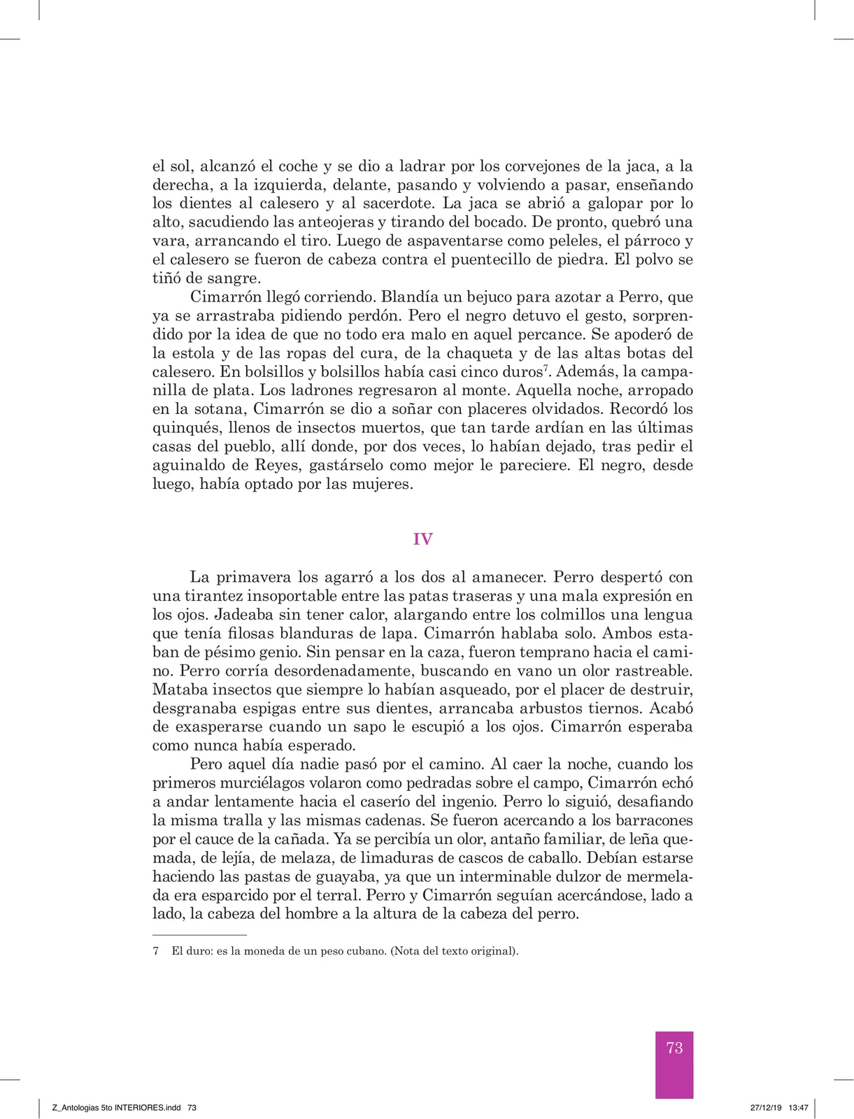 Página 75 de Antología literaria 5 · 2019