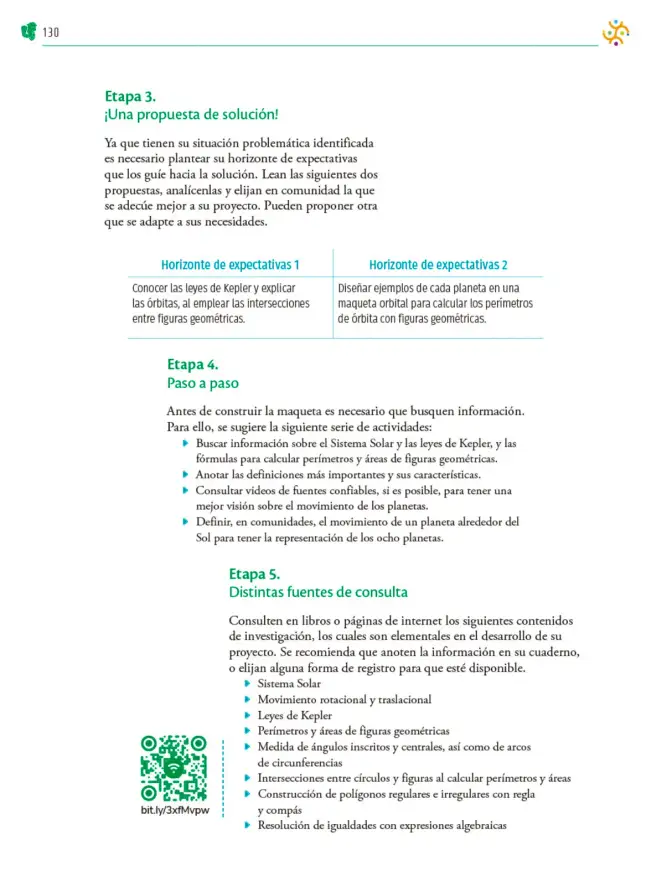 Página 131 de Colección Sk´asolil. Nuestro libro de Proyectos. Tomo III. Libro de Educación Telesecundaria Grado 2° Ciclo Escolar 2025 - 2026