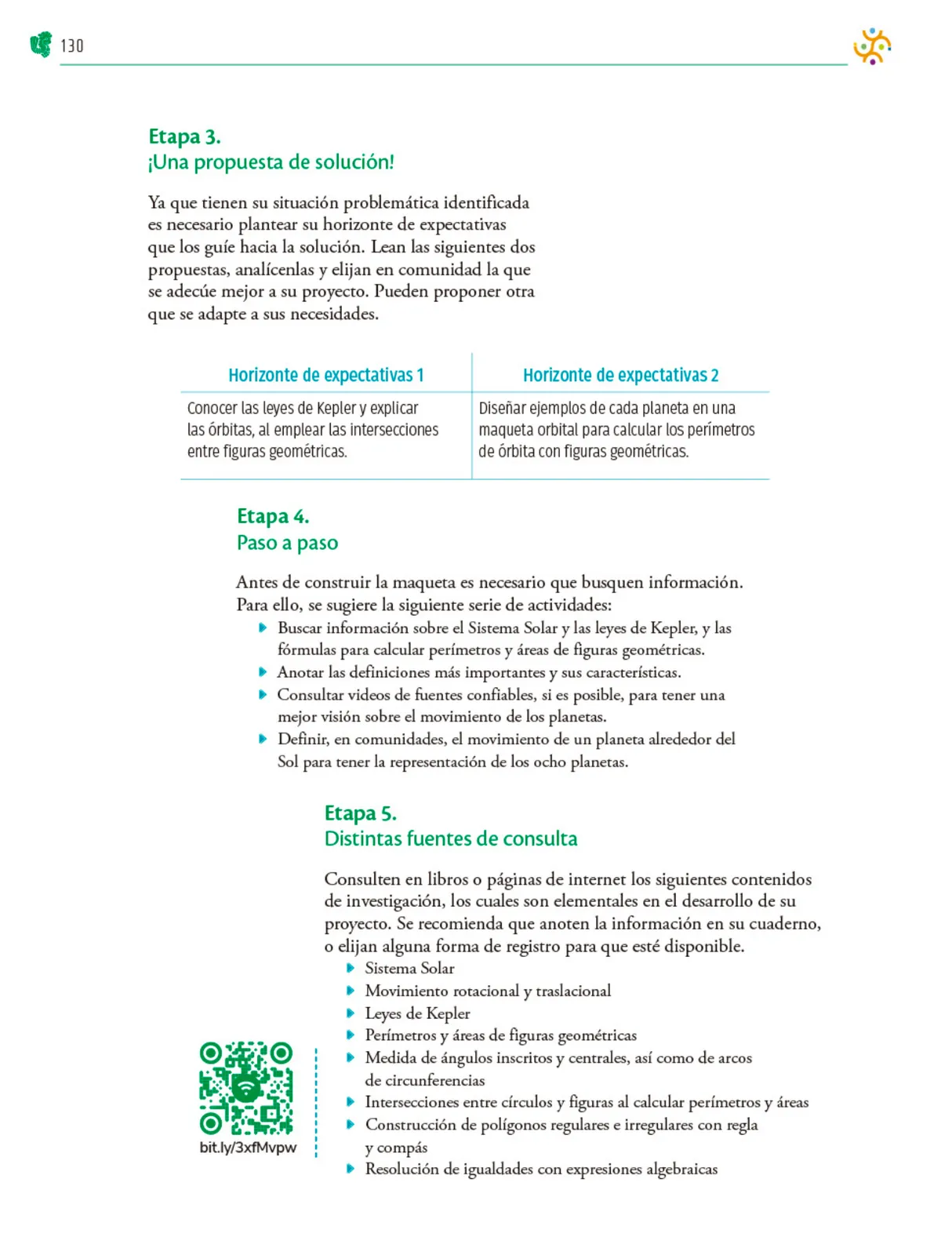 Miniatura página 131 de Colección Sk´asolil. Nuestro libro de Proyectos.  Tomo III.  Libro de Educación Telesecundaria Grado 2°  Ciclo Escolar 2025 - 2026