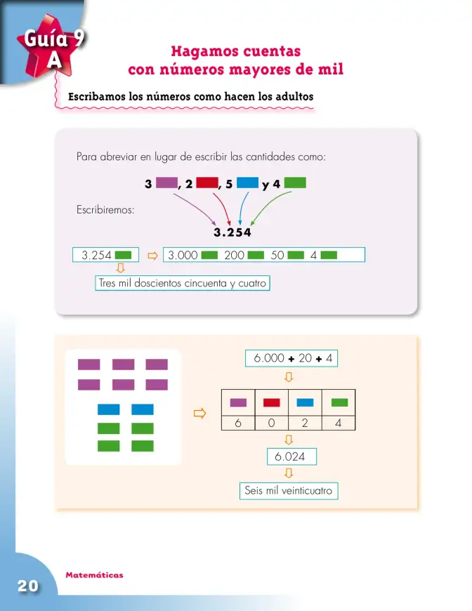 Página 20 de Matematica 2° · Cartilla 02