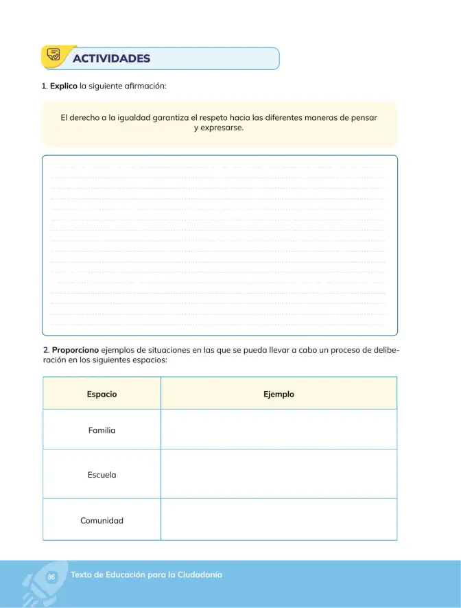 Página 87 de Educacion Ciudadania 1° · Bgu 1 Educacion Ciudadania 2024 · 2024
