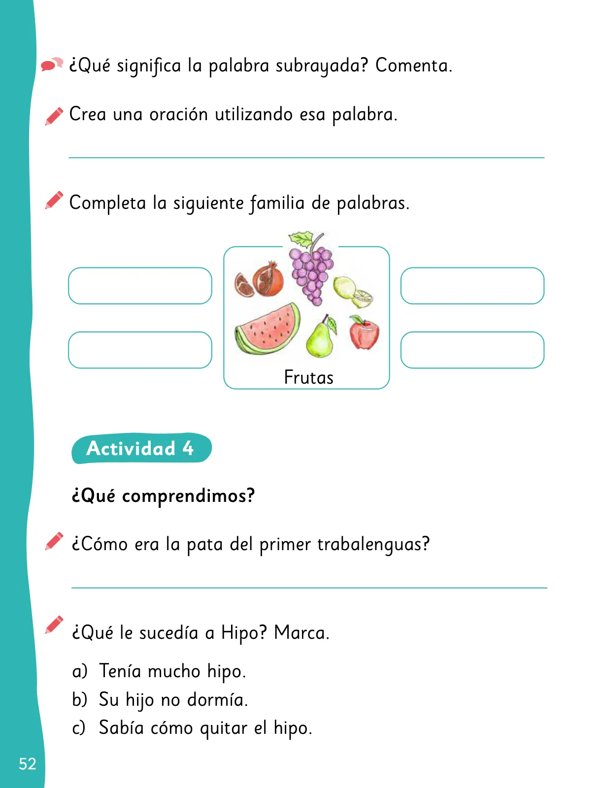 Página 54 de Lenguaje y Comunicación – Segundo Básico – Texto del Estudiante MINEDUC – Descargar PDF · 2024