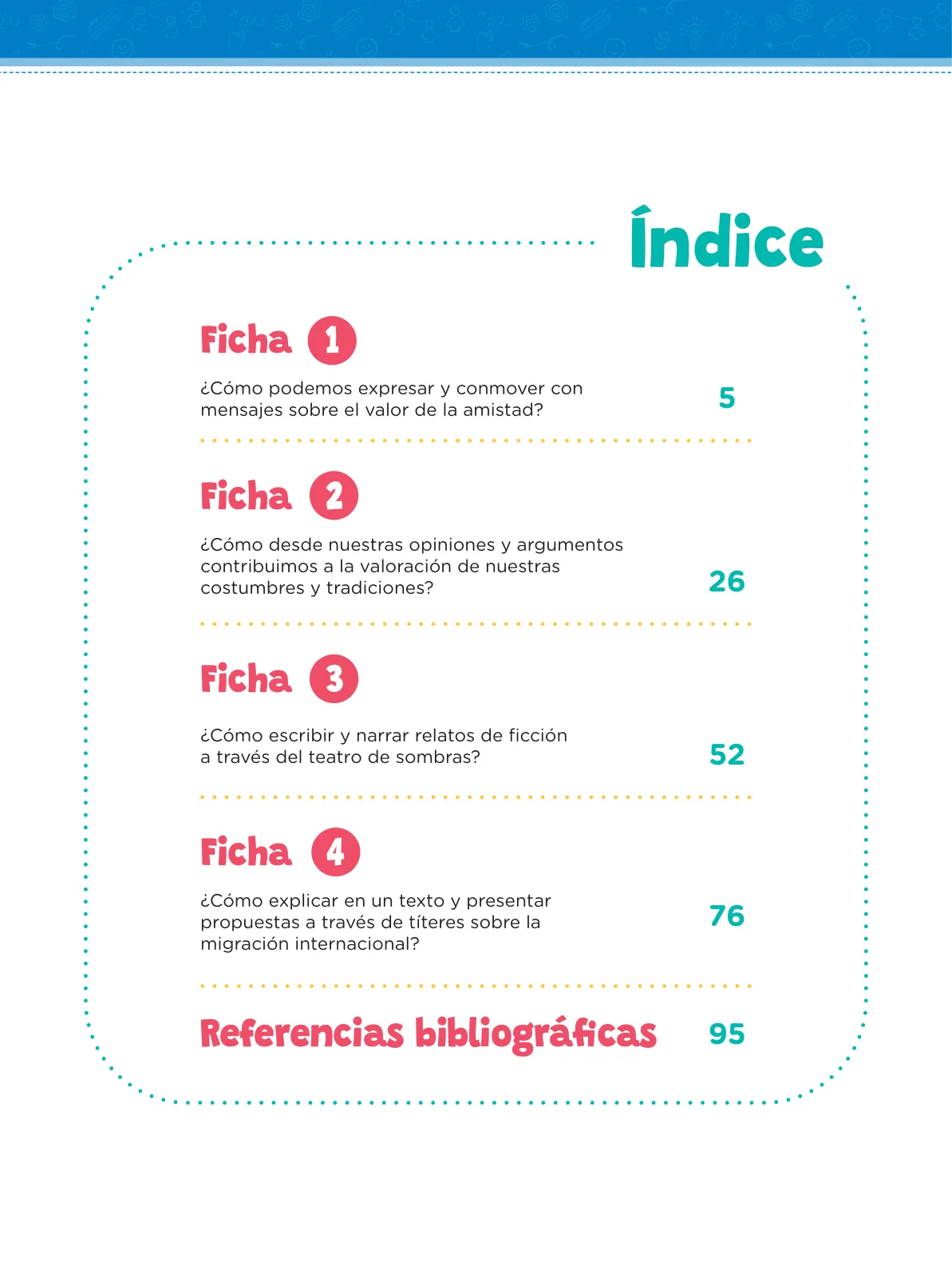 Miniatura página 6 de Fichas de aprendizaje de Comunicación 2 · 2024
