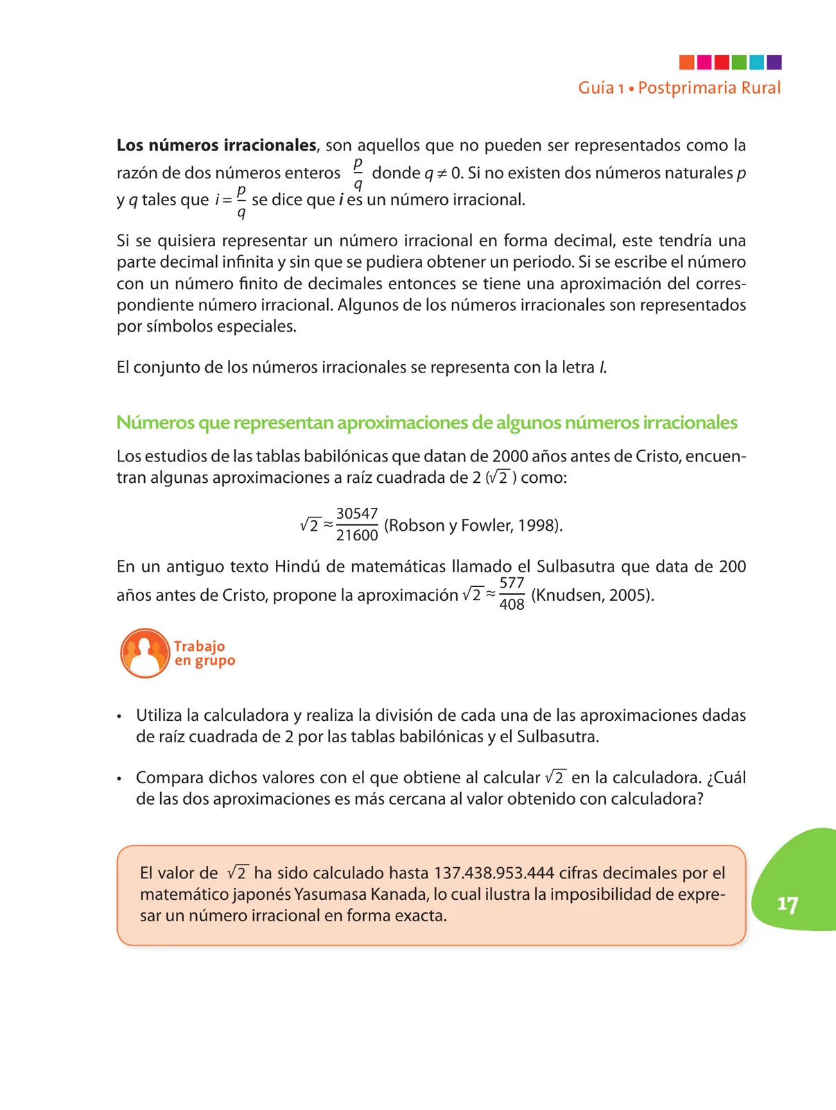 Miniatura página 18 de Matematica 8° · Postprimaria