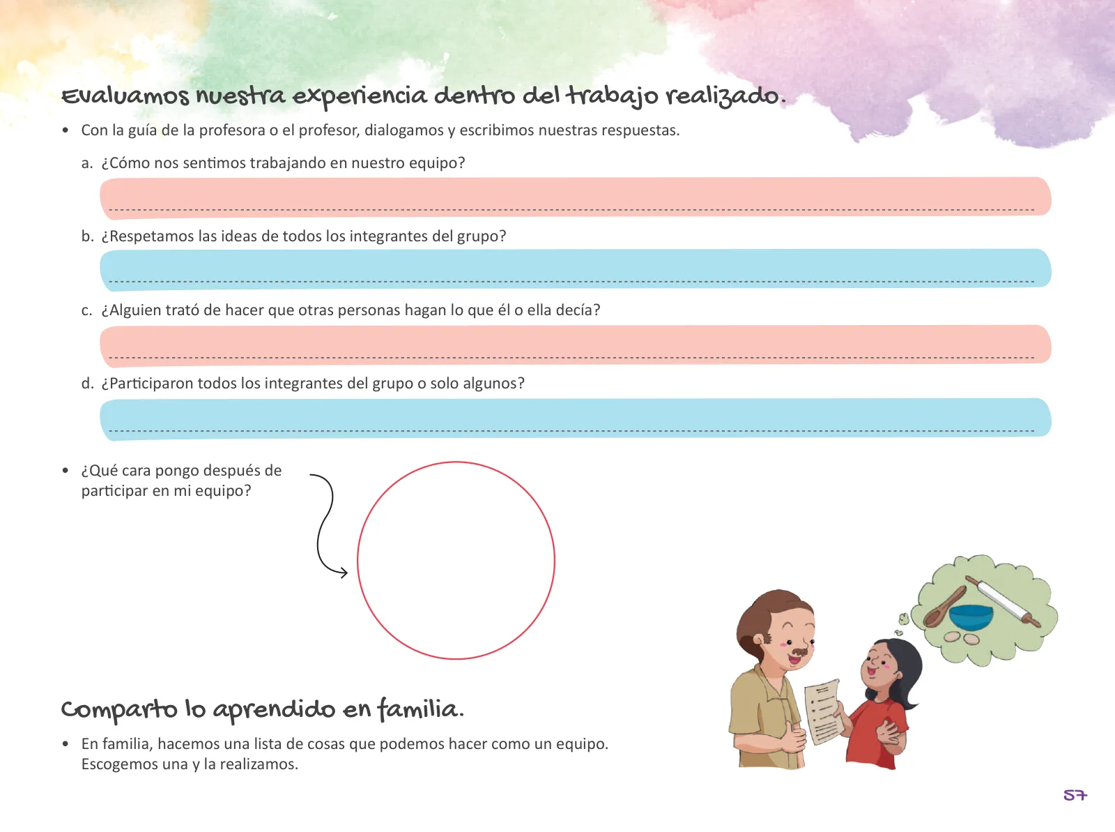 Página 59 de Cuadernillo de Tutoría Cuarto Grado Educación Primaria 2019 · 2019