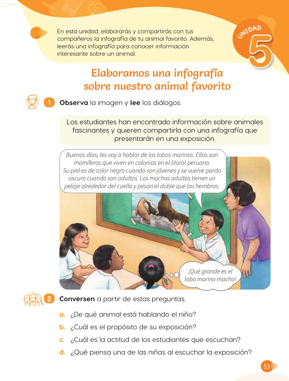 Página 55 de Cuadernillo de Comunicación 3. Tercer grado de Primaria · 2024
