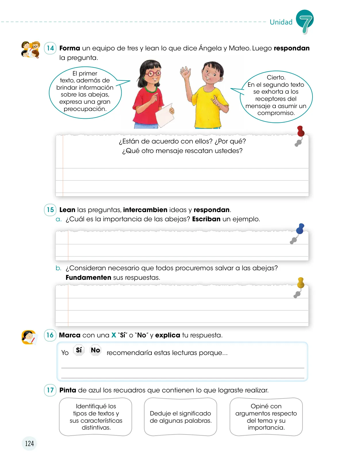 Miniatura página 125 de Comunicación 6 : cuaderno de trabajo para sexto grado de Educación Primaria 2019 · 2019