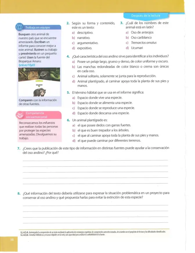 Página 36 de Lengua Y Literatura 10° · Egb 10 Lengua Y Literatura 2025 · 2025