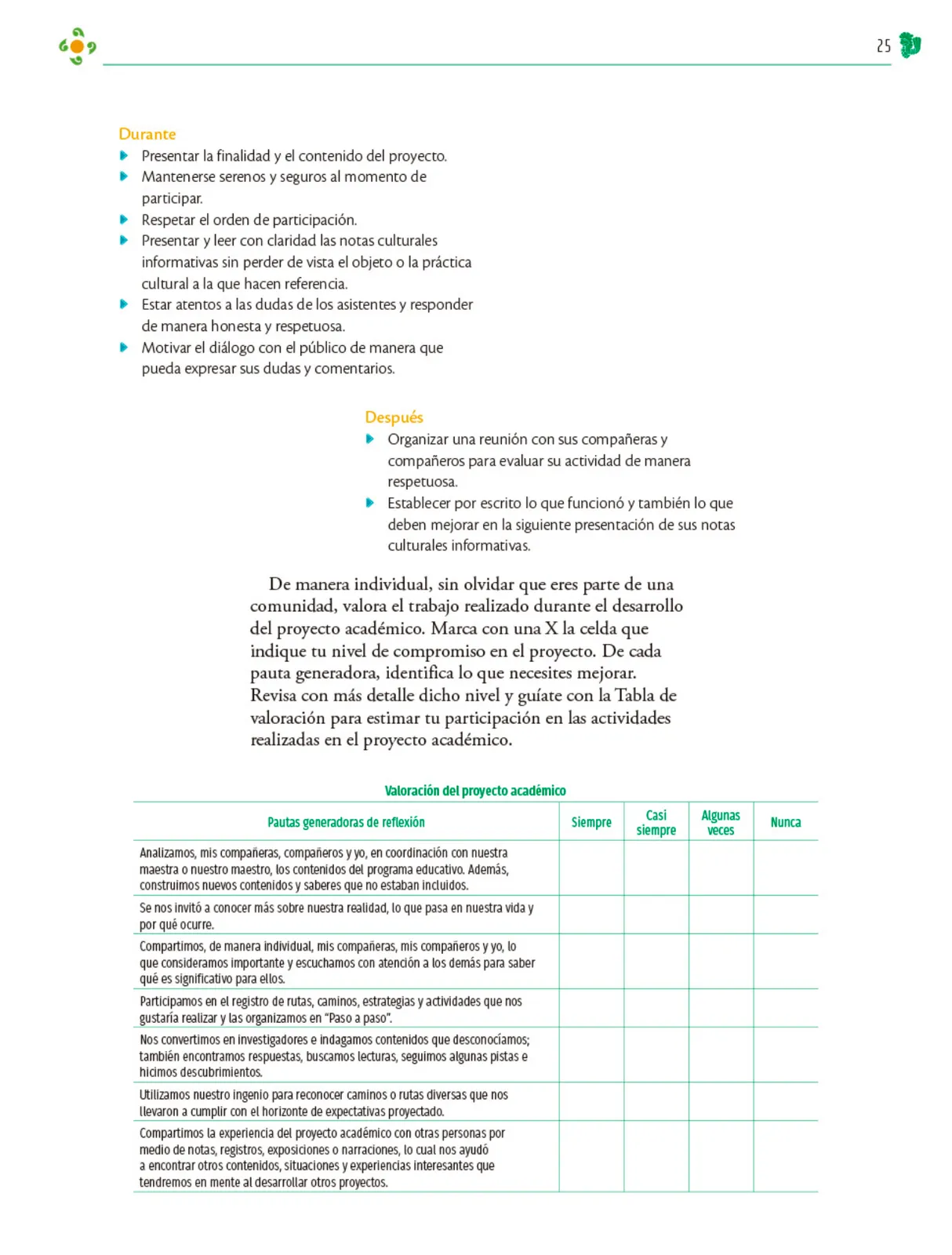 Miniatura página 26 de Colección Sk´asolil. Nuestro libro de Proyectos.  Tomo III.  Libro de Educación Telesecundaria Grado 2°  Ciclo Escolar 2025 - 2026