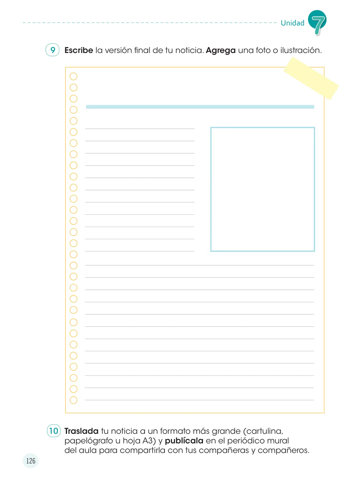 Miniatura página 128 de Comunicación 4 : cuaderno de trabajo para cuarto grado de Educación Primaria 2019 · 2019