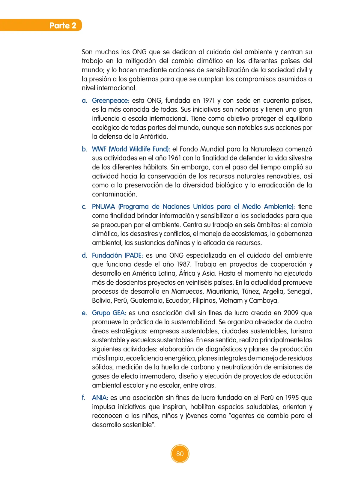 Página 81 de Guía de educación ambiental para el desarrollo sostenible : cambio climático · 2016