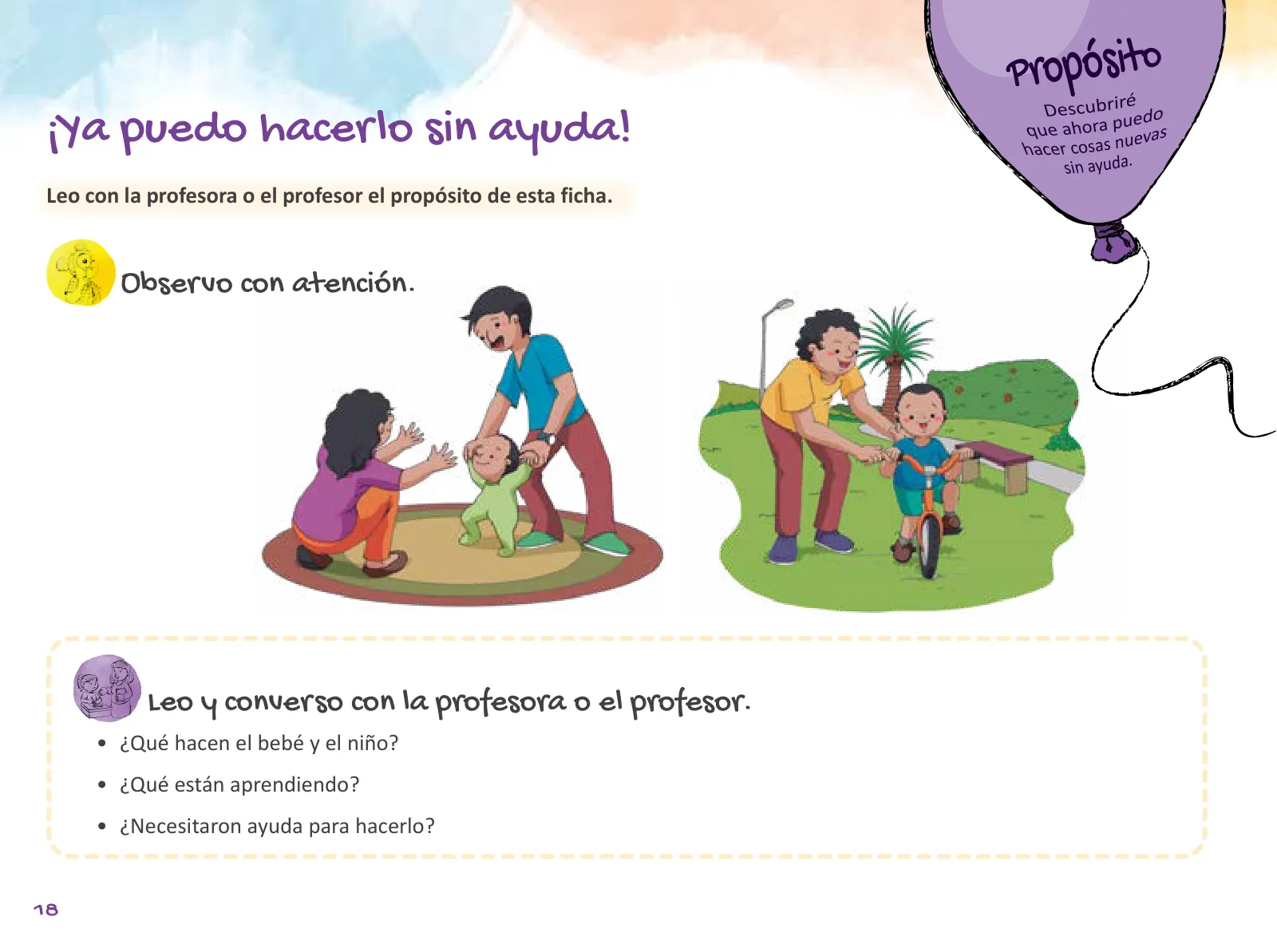 Miniatura página 20 de Cuadernillo de Tutoría 1 : primer grado de Educación Primaria · 2021
