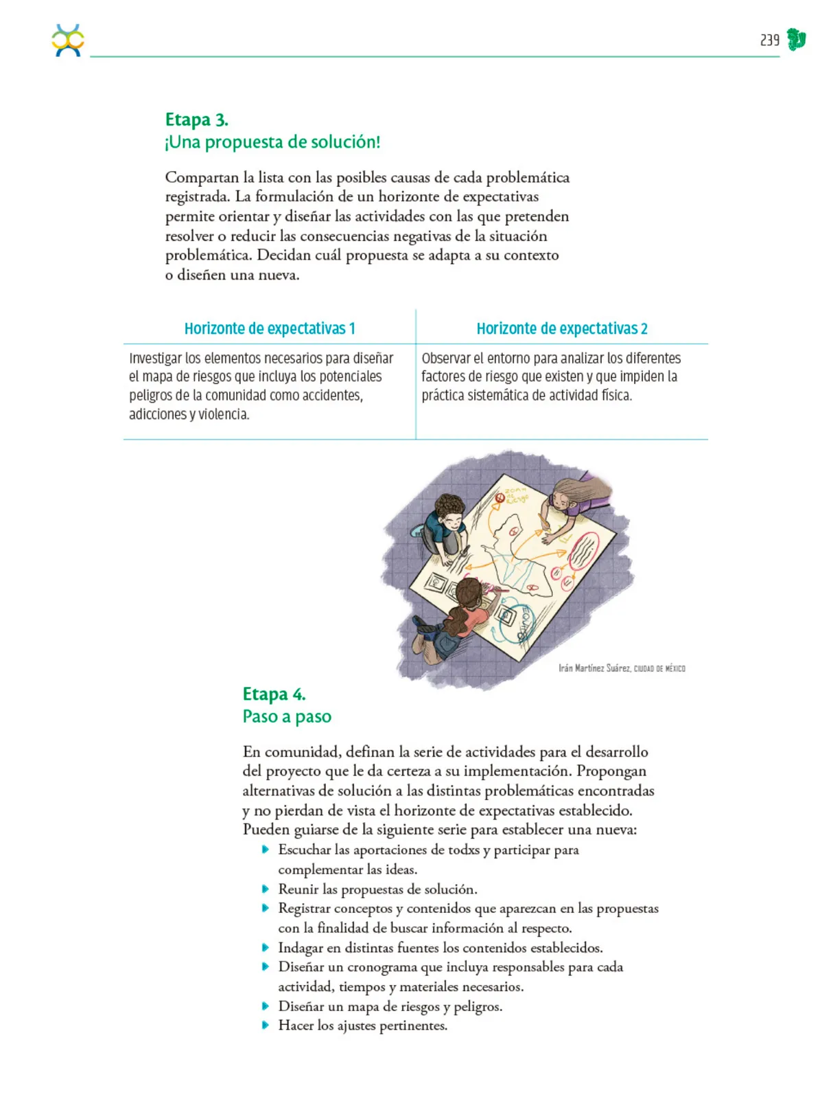 Página 240 de Colección Sk´asolil. Nuestro libro de Proyectos. Tomo II. Libro de Educación Telesecundaria Grado 2° Ciclo Escolar 2025 - 2026