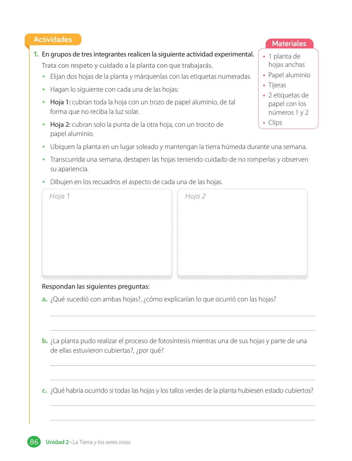 Página 88 de Libro de Ciencias Naturales – Quinto Básico | Texto del Estudiante MINEDUC – Descargar PDF · 2024