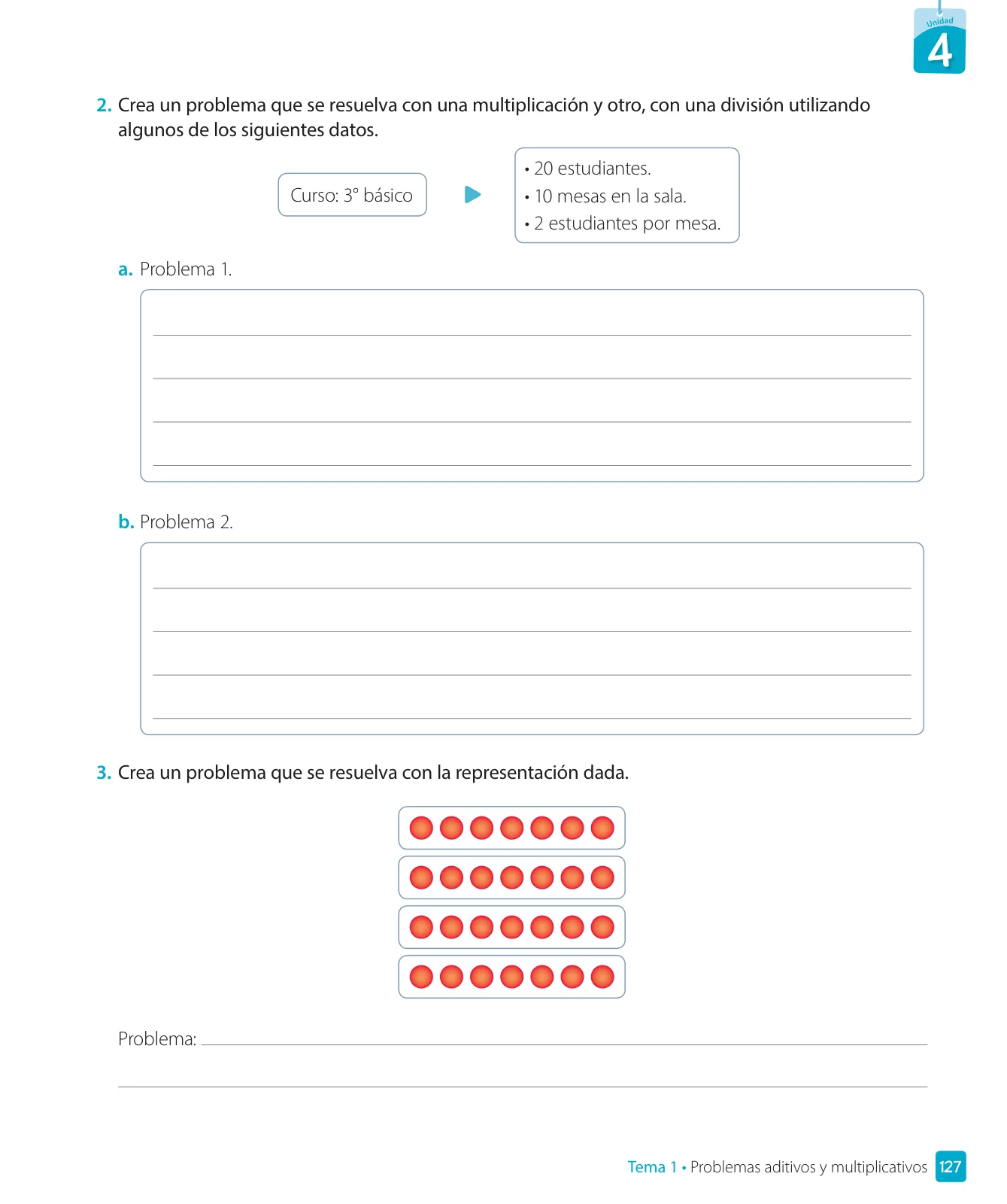 Página 129 de Matemática – Tercero Básico | Texto del Estudiante MINEDUC – Descargar PDF · 2024