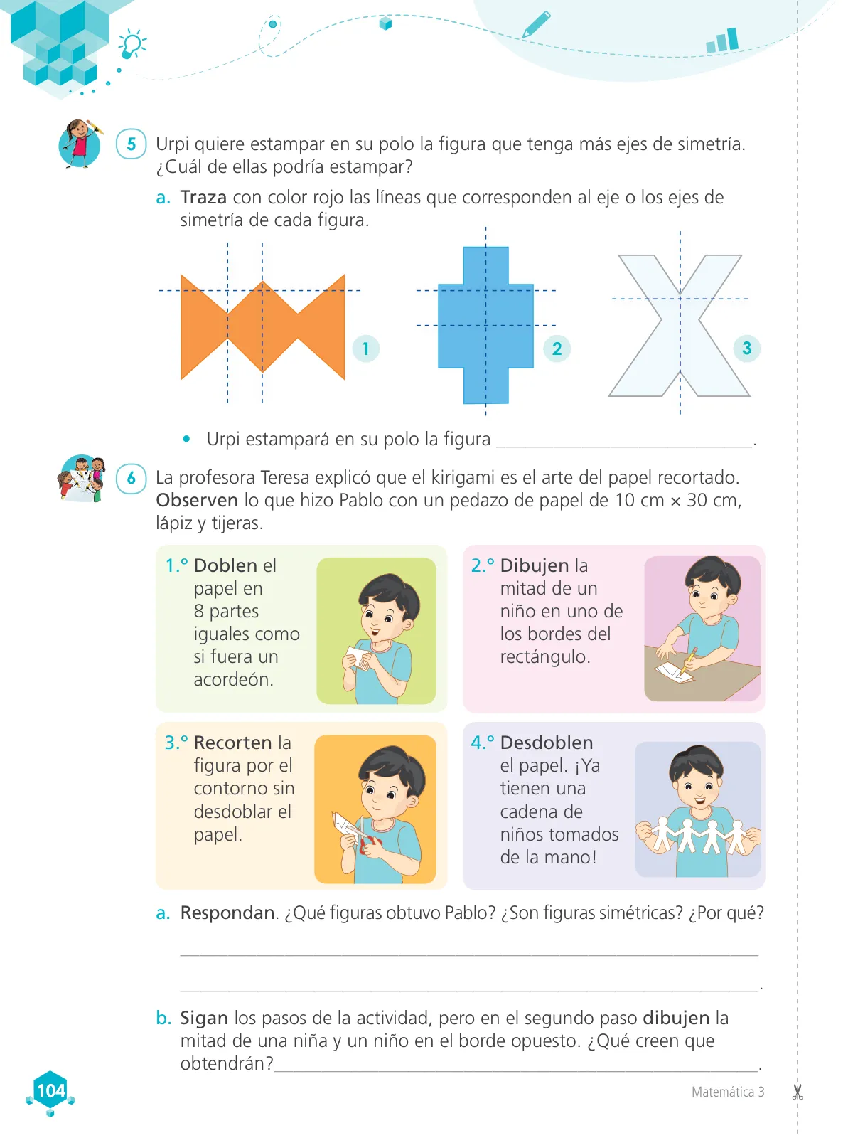 Página 106 de Matemática 3 : cuaderno de trabajo para tercer grado de Educación Primaria 2019 · 2019