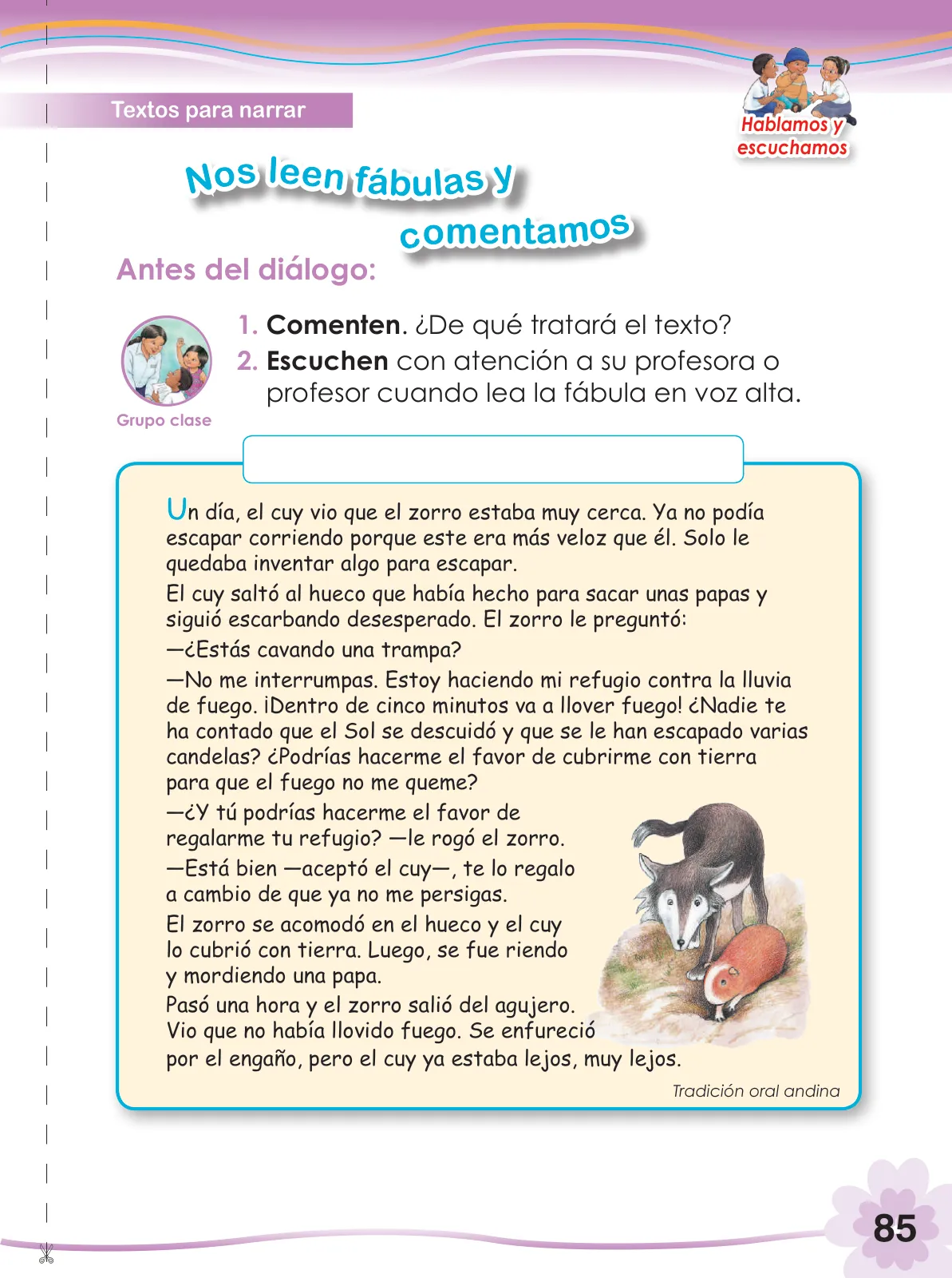 Página 87 de Comunicación 2 : cuaderno de trabajo para segundo grado de Educación Primaria 2019 · 2019