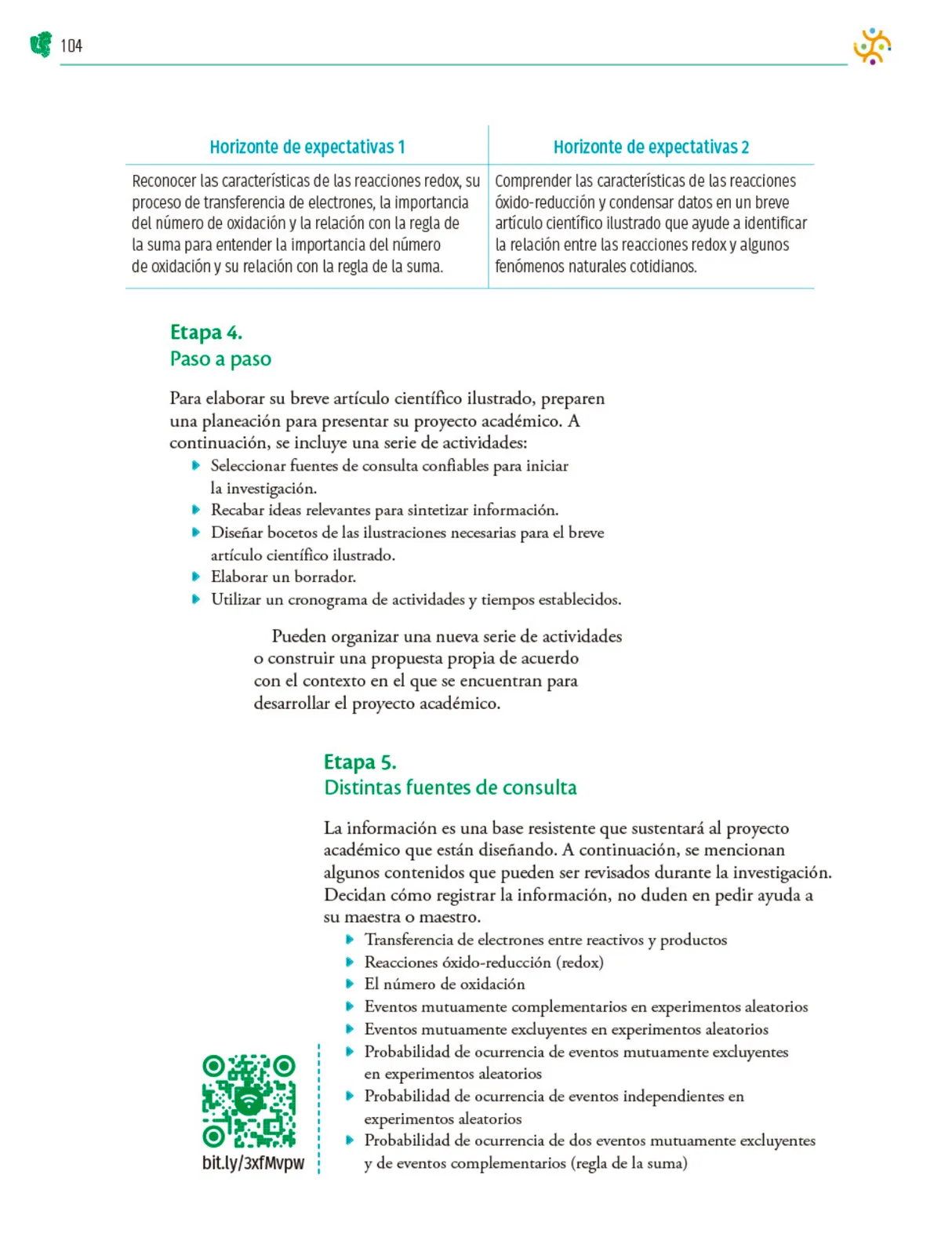 Página 105 de Colección Nanahuatzin. Nuestro libro de Proyectos. Tomo III. Libro de Educación Telesecundaria Grado 3° Ciclo Escolar 2025 - 2026