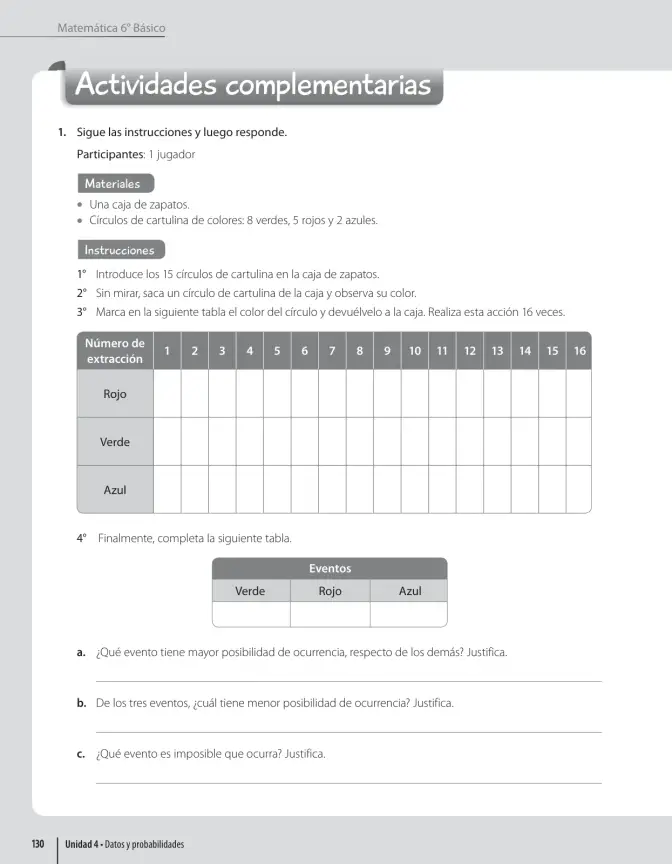 Página 132 de Matemática – Sexto Básico | Texto del Estudiante MINEDUC – Descargar PDF · 2024