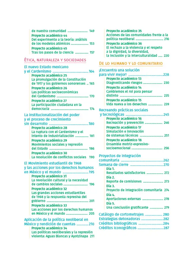 Página 10 de Colección Sk´asolil. Nuestro libro de Proyectos. Tomo III. Libro de Educación Telesecundaria Grado 2° Ciclo Escolar 2025 - 2026