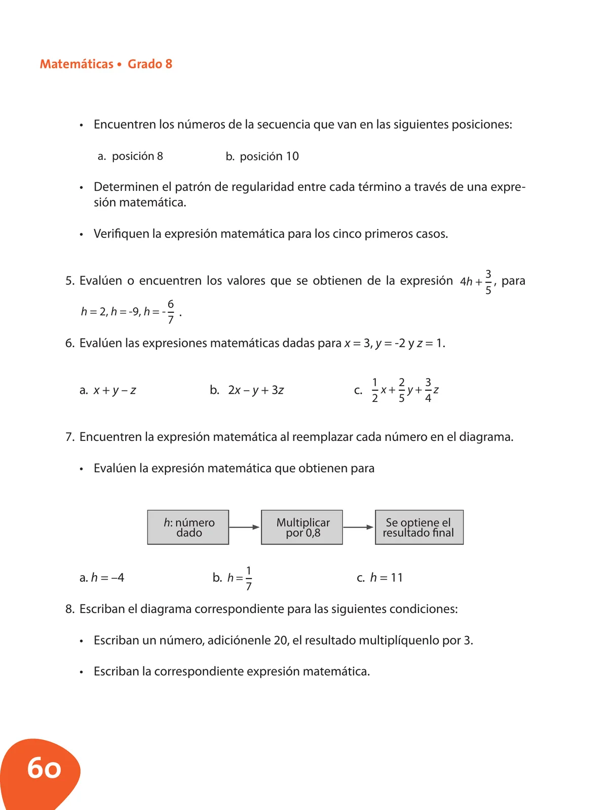 Página 61 de Matematica 8° · Postprimaria