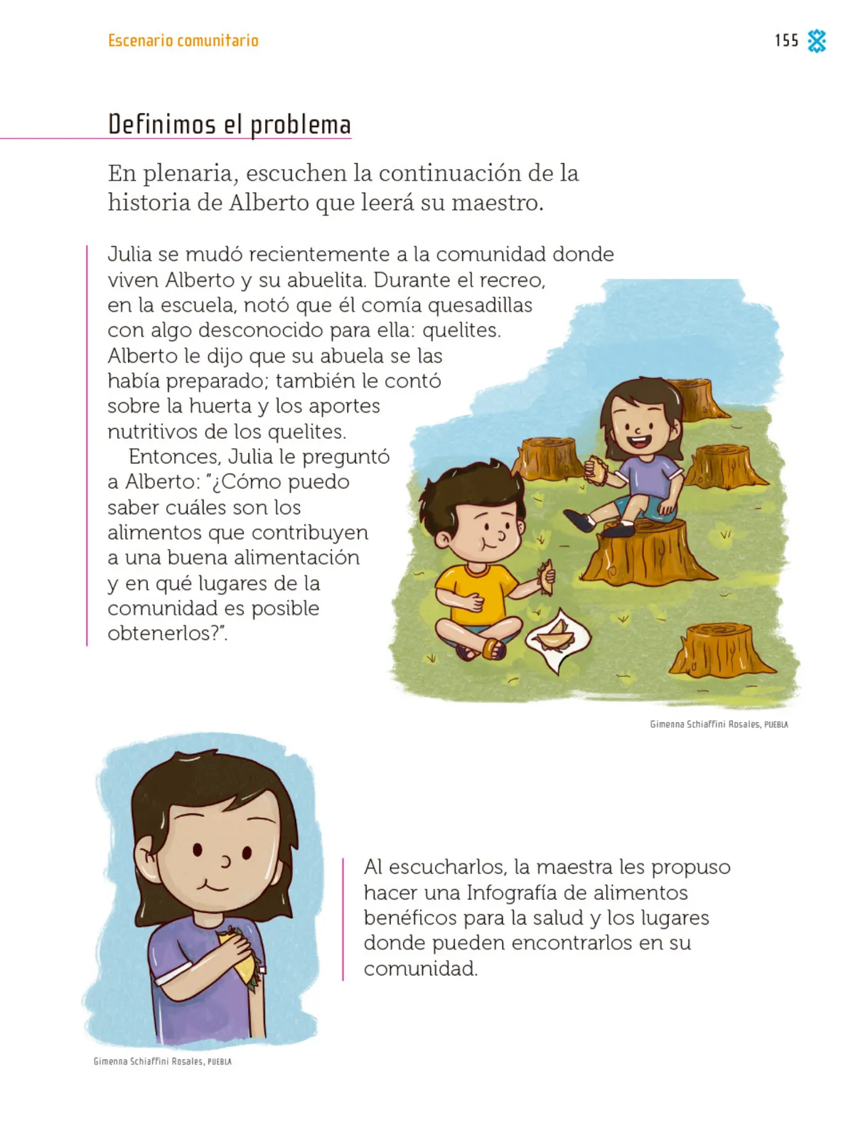 Miniatura página 156 de Proyectos Comunitarios.   Libro de Educación Primaria Grado 1°  Ciclo Escolar 2025 - 2026